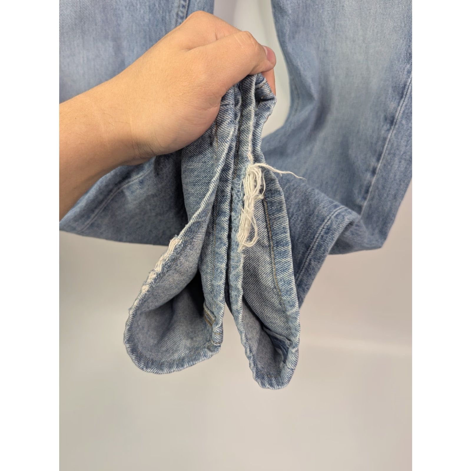 Agolde AGOLDE Jeans Womens 29 Blue Vintage Flare High Rise Organic Cotton Denim Size 29" - 4 Thumbnail