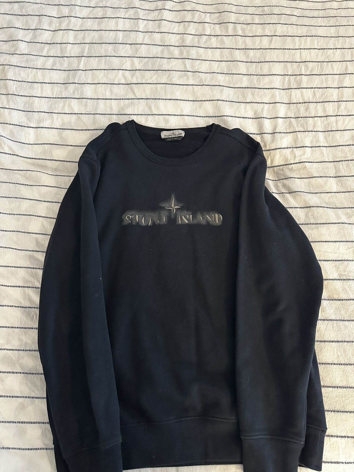 image of Stone Island Crewneck in Navy, Men's (Size 2XL)