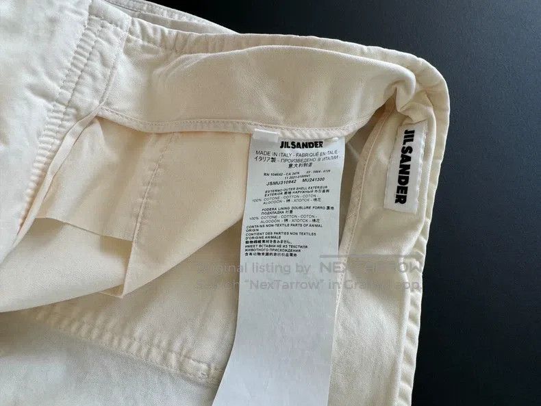Jil Sander Jil Sander size 46 Multi-Pocket Zip Canvas Trousers Size US 28 / EU 44 - 5 Thumbnail