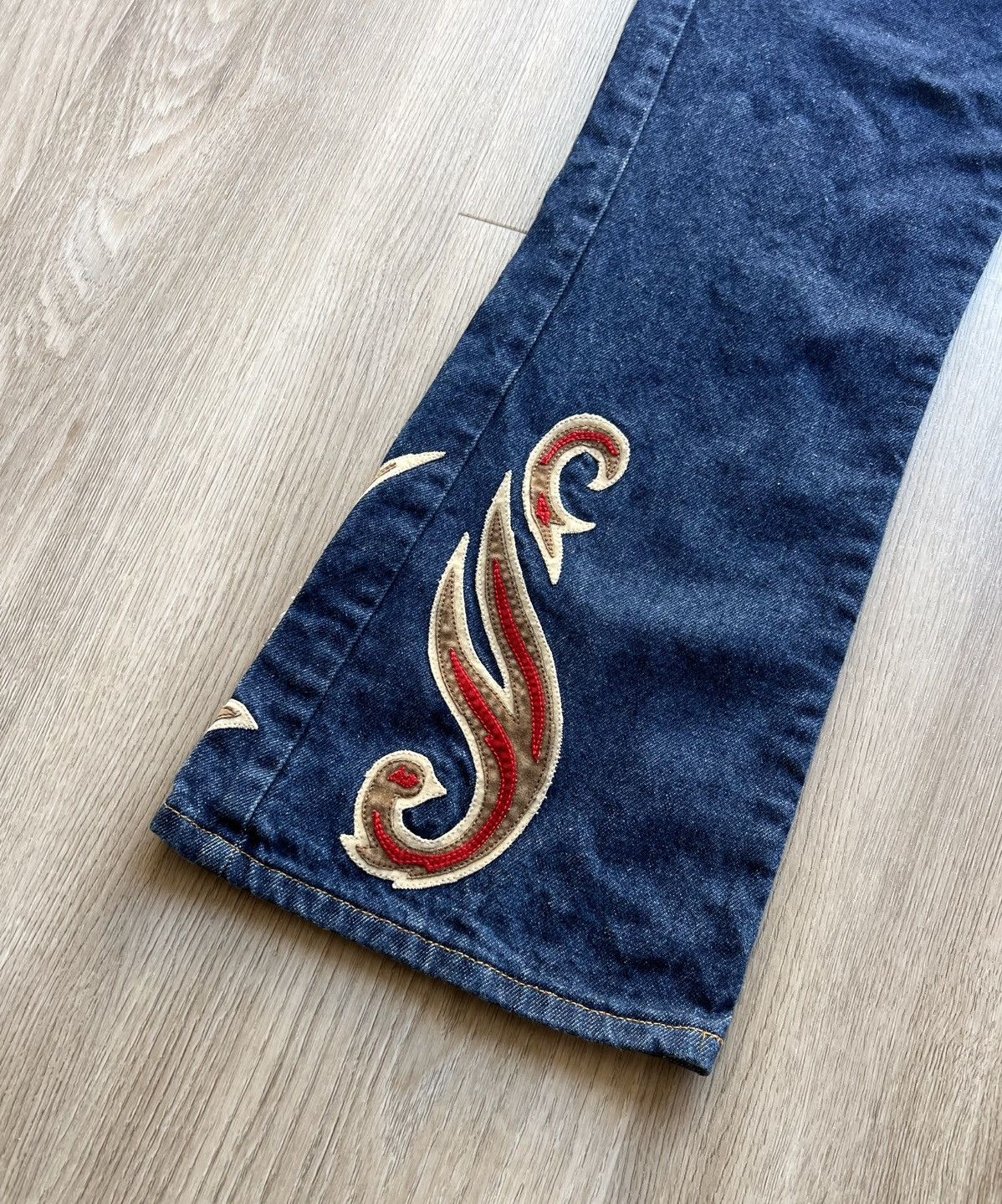Miss Sixty × Vintage Vintage Miss Sixty Embroidered Logo Blue Jeans Y2K Size 32" / US 10 / IT 46 - 2 Thumbnail