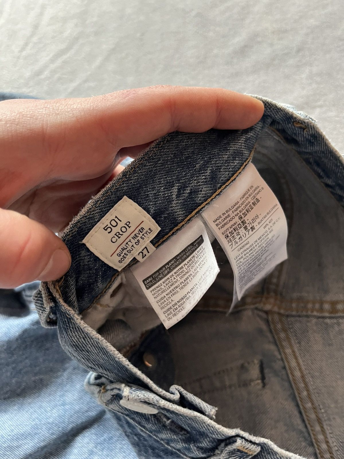 Levi's Made & Crafted Very Rare Levi’s Custom Big E 501 Farmer Collab Selvedge d Size US 28 / EU 44 - 7 Thumbnail