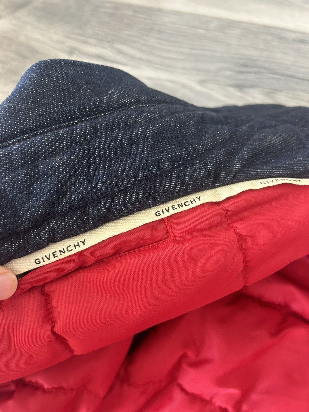 Givenchy Oversized Indigo Denim Puffer Jacket Size US S / EU 44-46 / 1 - 17 Thumbnail