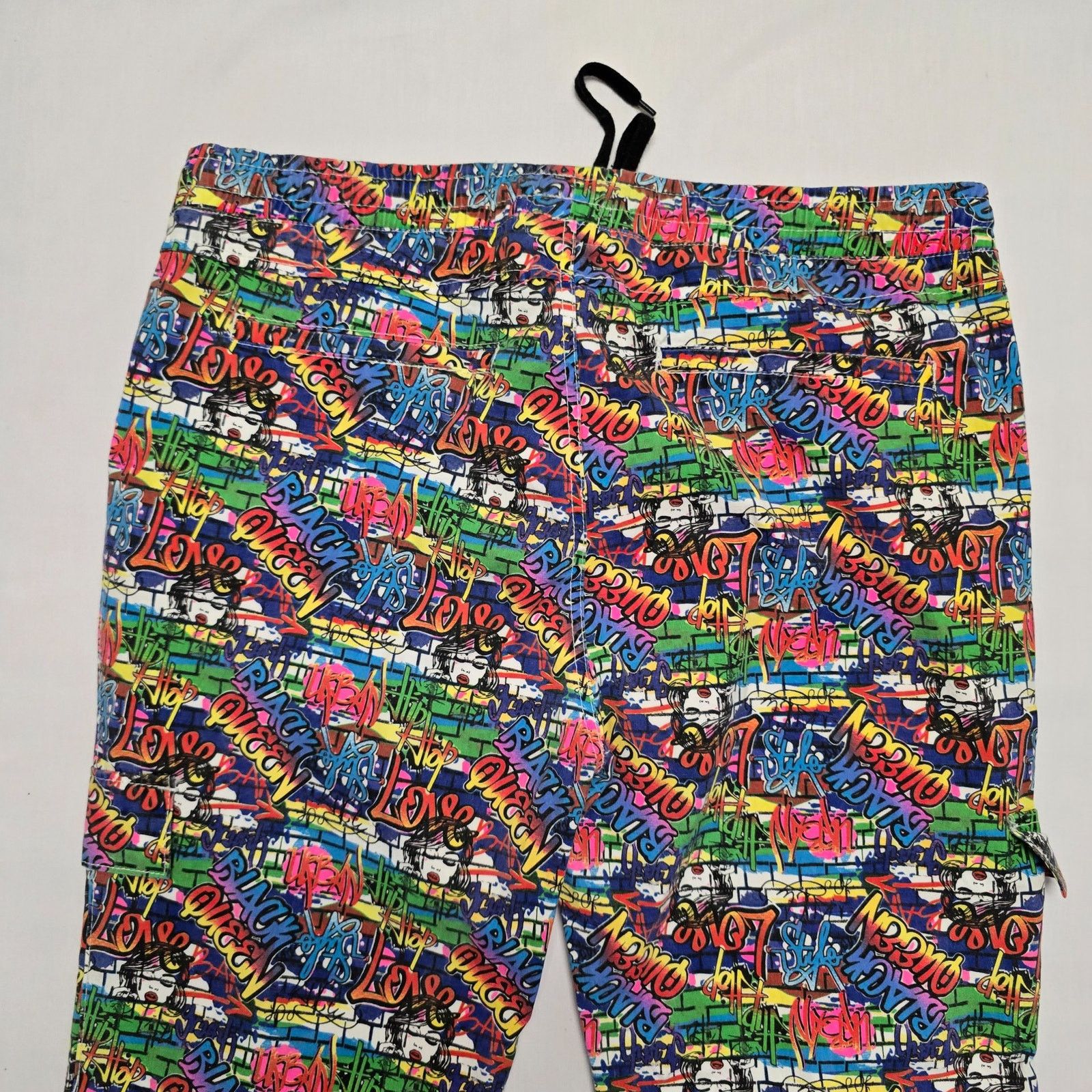 Loveless LoveLove Graffiti Print Jogger Pants 3X Colorful Streetwear Size 38" / US 16 / IT 52 - 11 Thumbnail