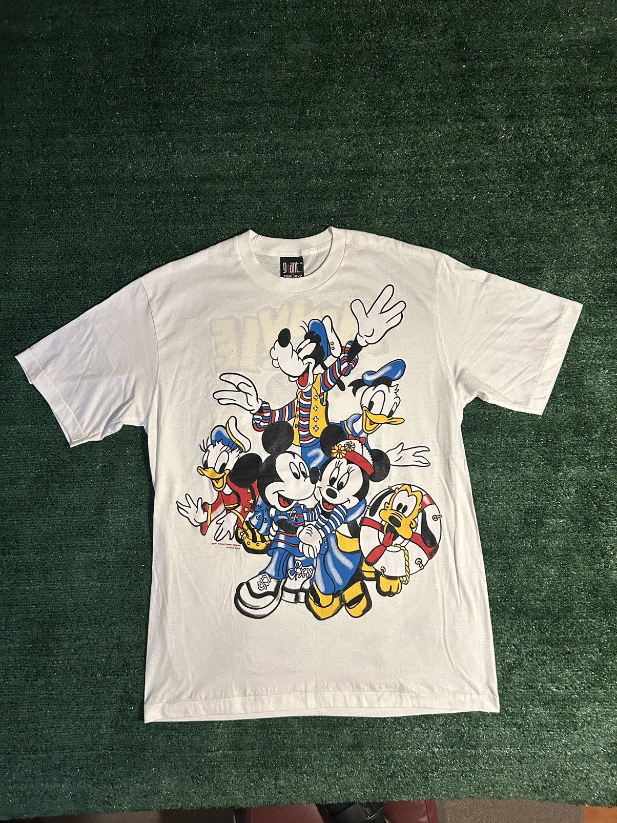 Vintage Velva Sheen Mickey Mouse Tee Size US XL / EU 56 / 4 - 1 Thumbnail