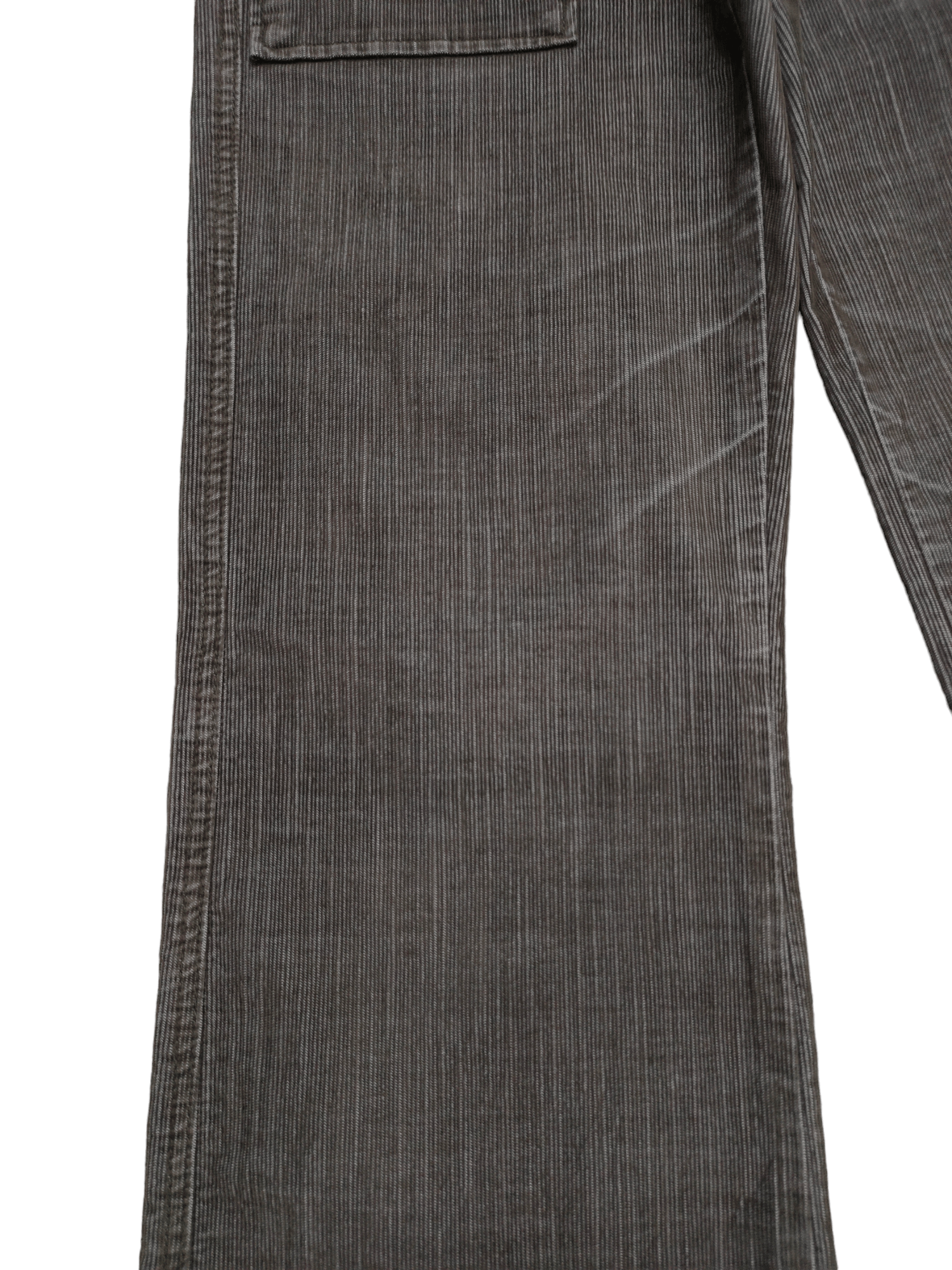 If Six Was Nine Flare Jeans Japan Corduroy Denim Bush Pants Bootcut Y2k Size US 31 - 7 Thumbnail
