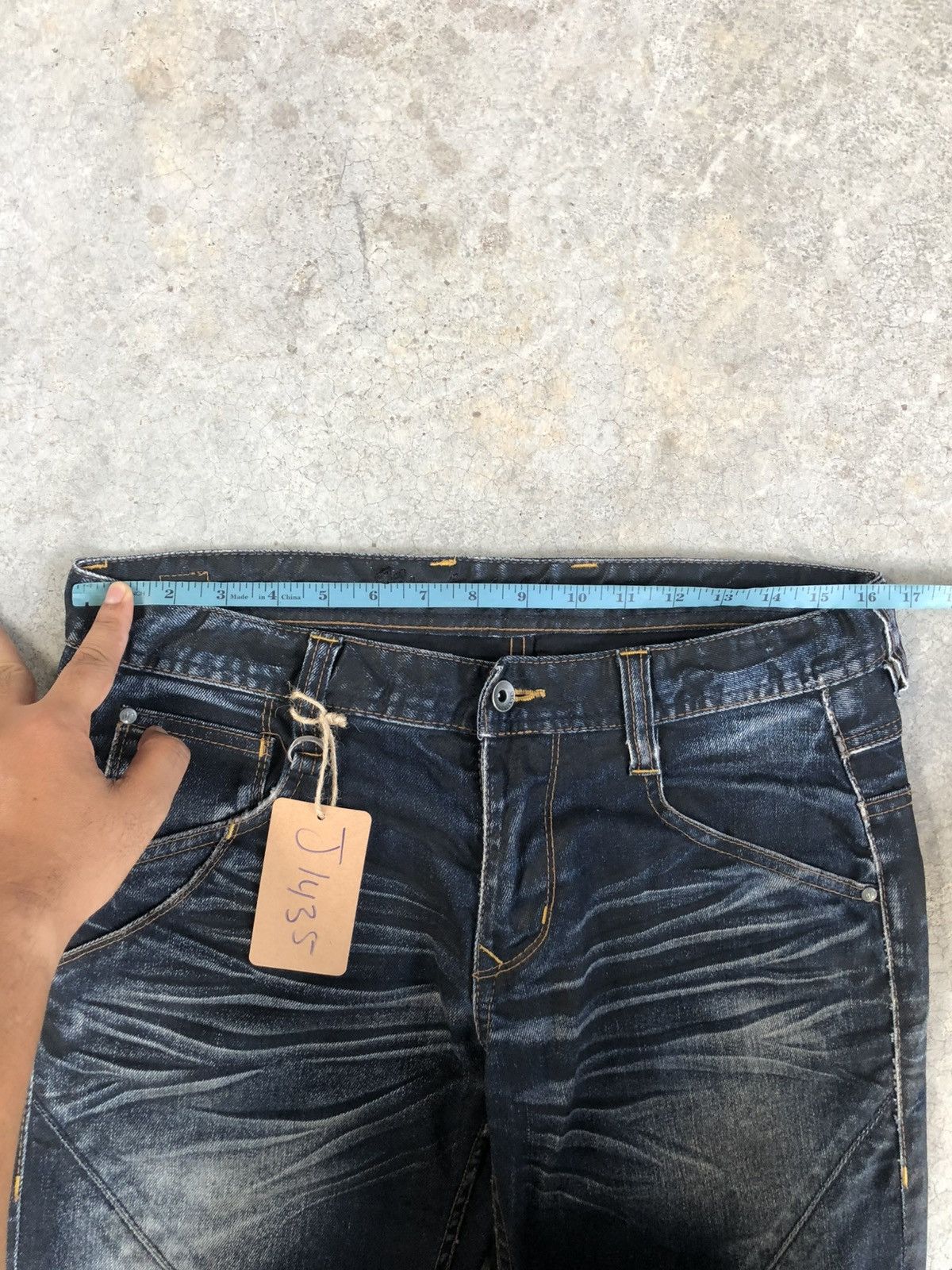 If Six Was Nine Nicole Club Flared Jeans Distressed Jeans Size US 32 / EU 48 - 18 Thumbnail