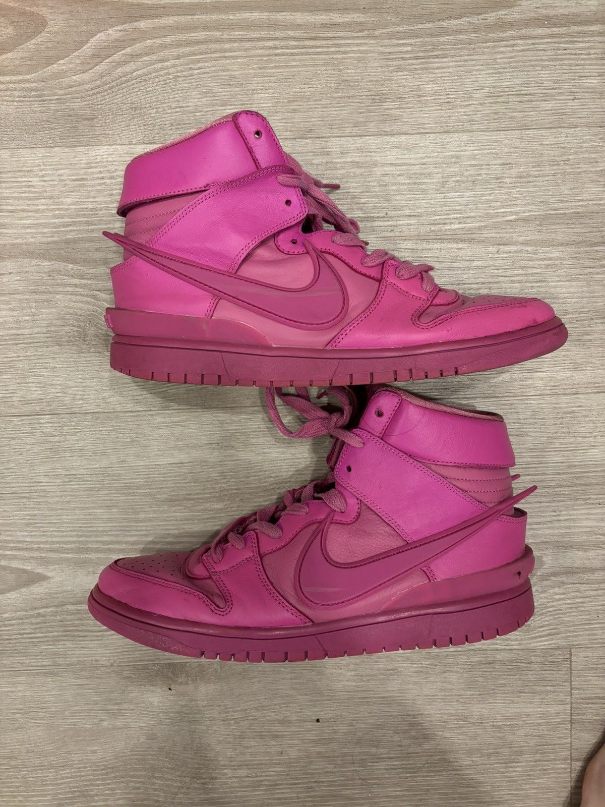 Ambush Design × Nike Nike Dunk High AMBUSH Active Fuchsia Size US 11 / EU 44 - 2 Thumbnail