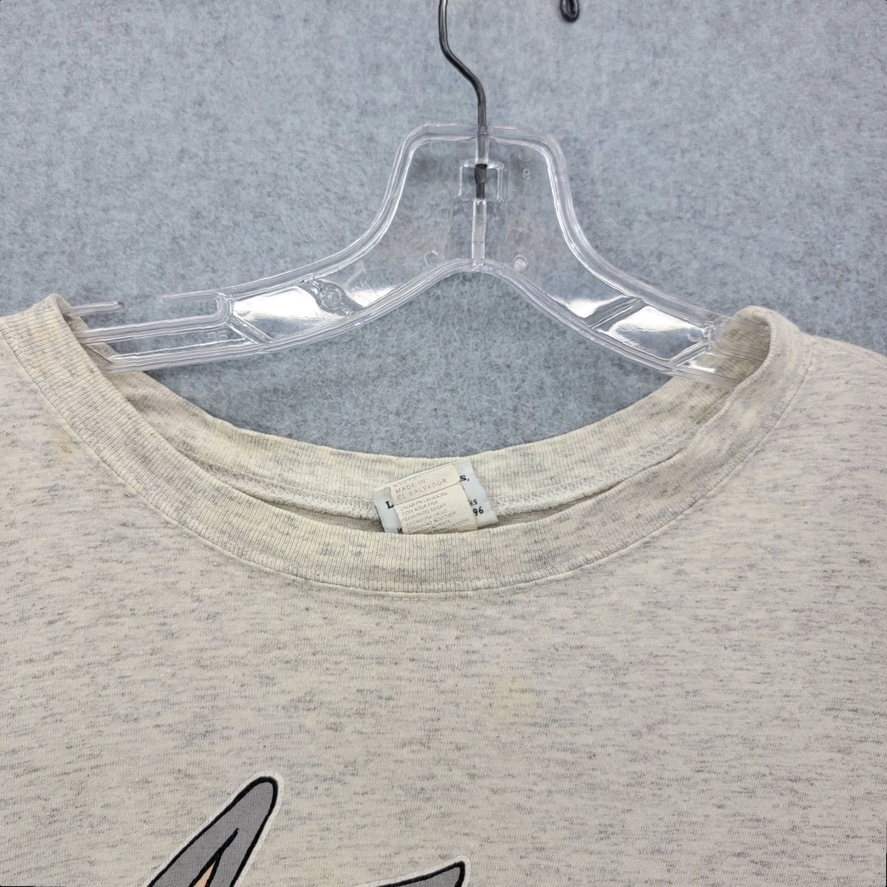 Vintage VINTAGE LOONEY TUNES Shirt Bugs Bunny 3X Adult Gray 90s Bah Hum Bugs T Shirt Santa Santa Bunny Mens Size US XXL / EU 58 / 5 - 5 Thumbnail