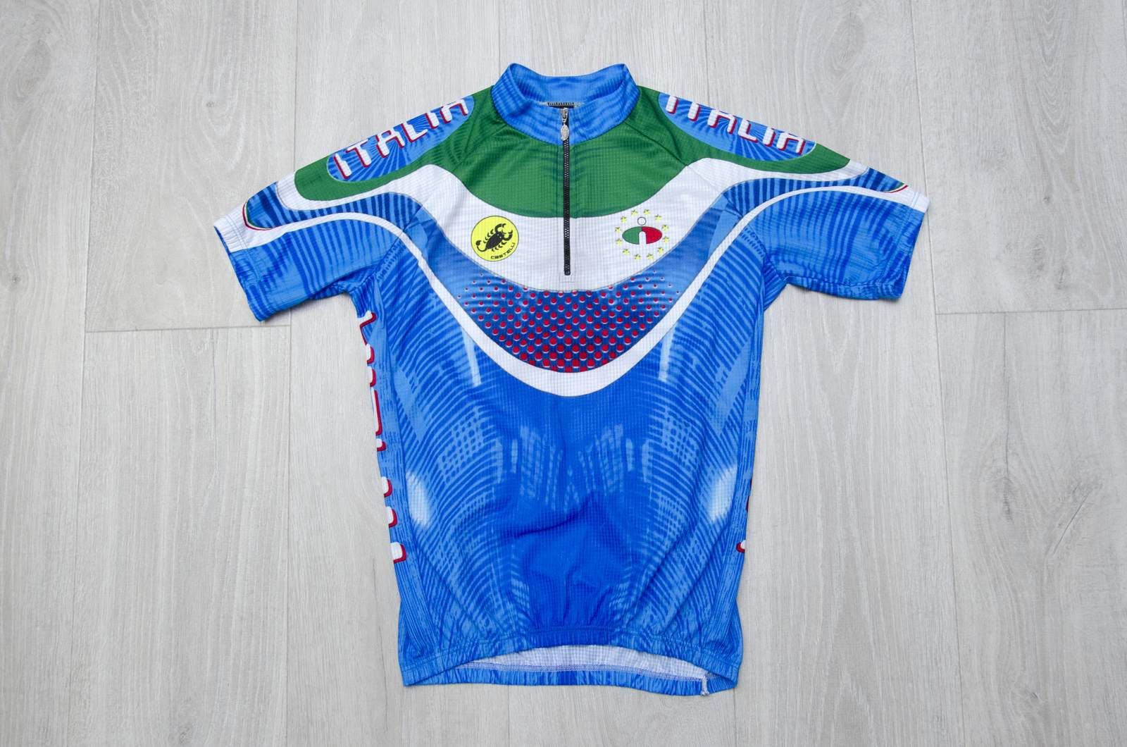 Other Castelli Italia Mens Blue 1/4 Zip Cycling Jersey Size L Size US L / EU 52-54 / 3 - 1 Thumbnail