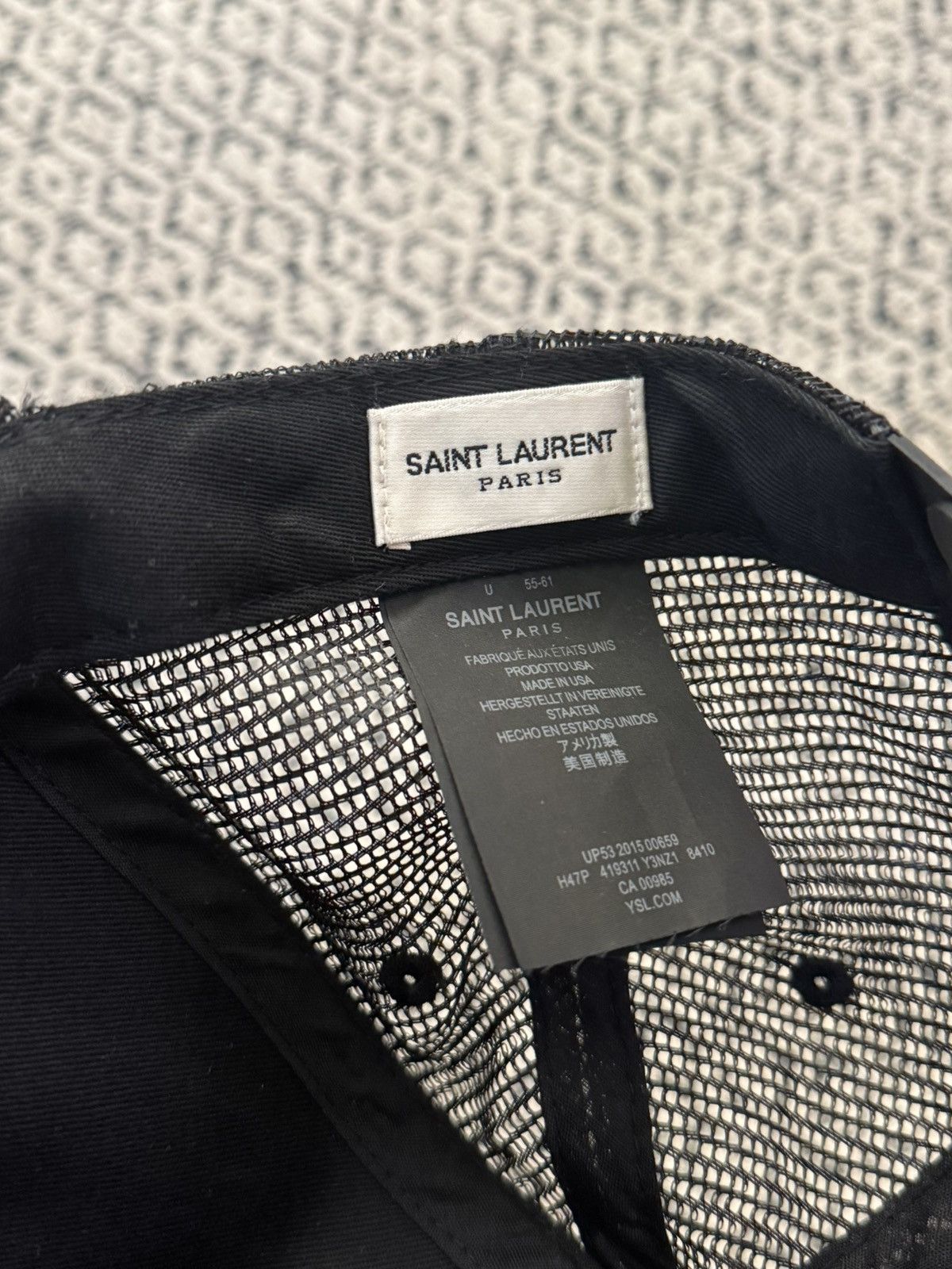 Saint Laurent Paris Saint Laurent SS16 Surf Sound Moon Landing Cap Size ONE SIZE - 3 Thumbnail