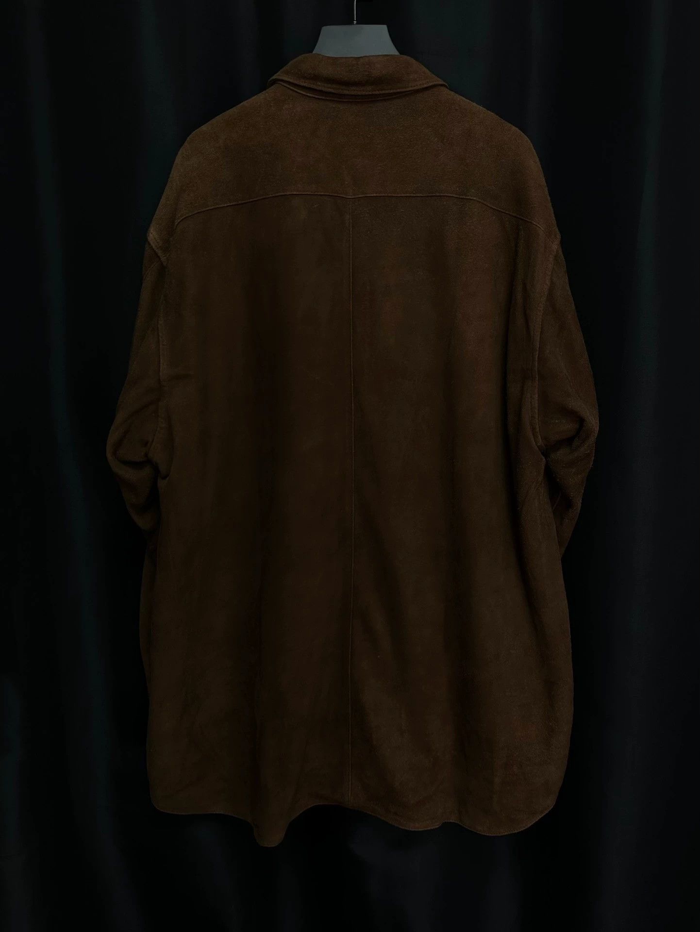 Comoli comoli deep brown deer leather oversized shirt silk lining Size US L / EU 52-54 / 3 - 2 Thumbnail