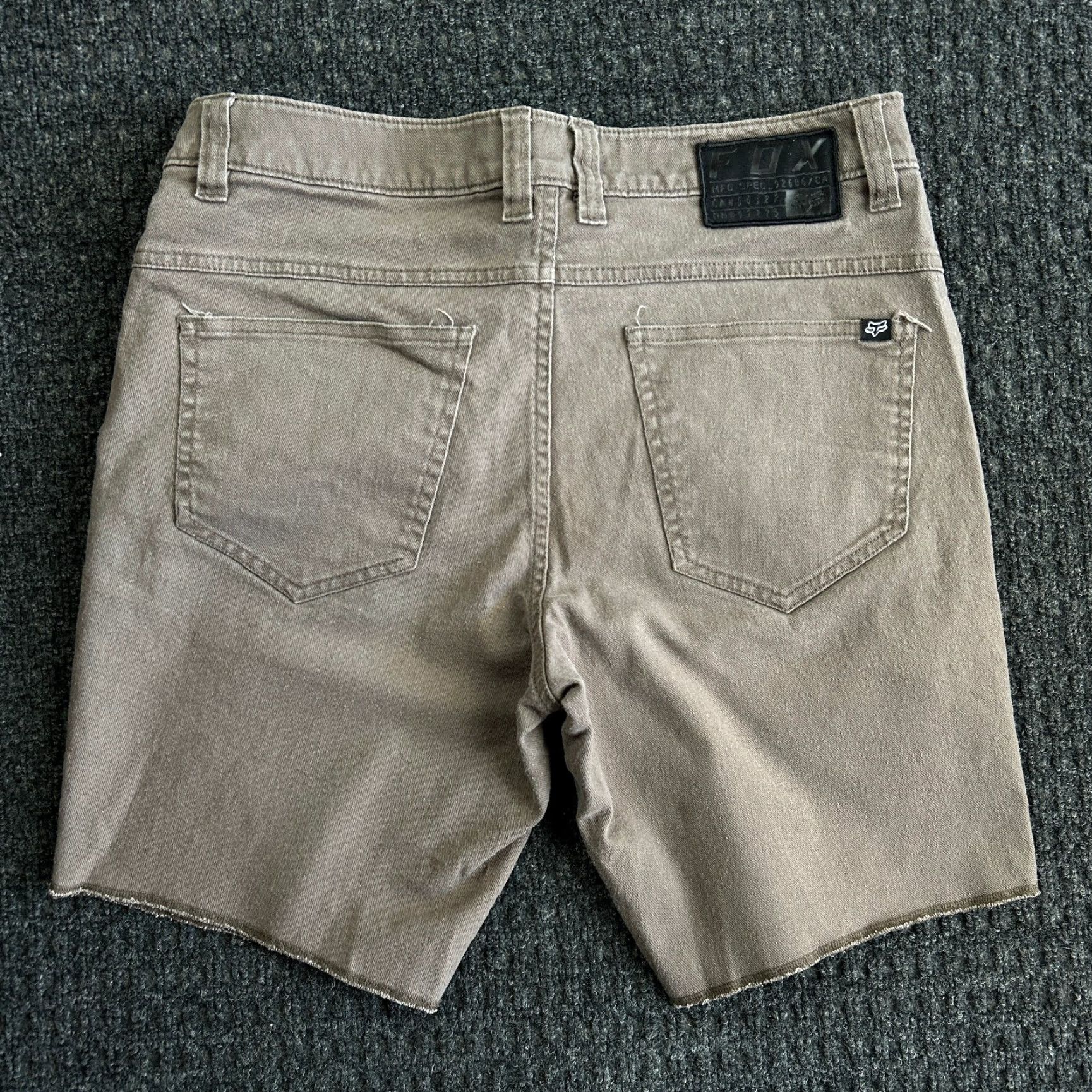 Fox Racing Fox Racing Shorts Dagger Slim Fit Brown 30 Casual Chino Mens Regular Size 30 Brown Pockets Slash Front Flat Front Zip Pocket Size US 30 / EU 46 - 3 Thumbnail