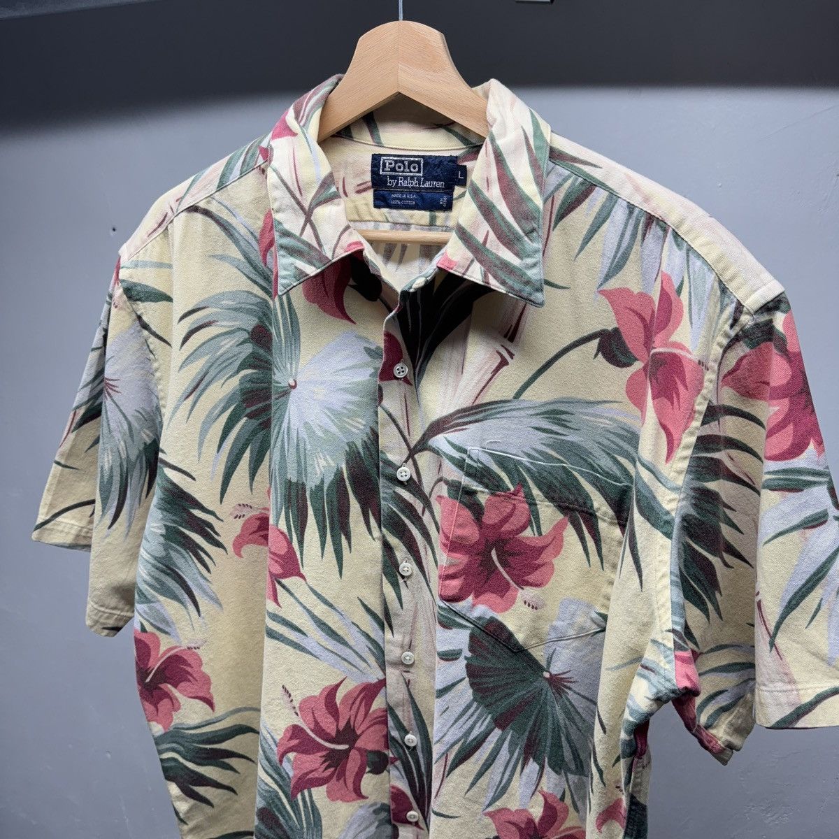 Polo Ralph Lauren 90s Polo Ralph Lauren Loop Collar Aloha Floral Shirt USA Size US XL / EU 56 / 4 - 2 Thumbnail