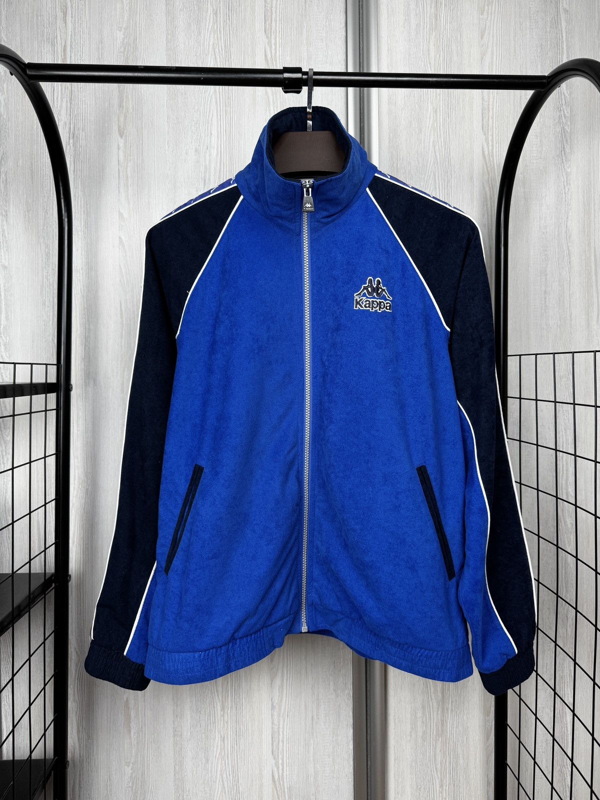 Kappa Kappa vintage fleece style full zip track jacket soccer Logo Size US S / EU 44-46 / 1 - 2 Thumbnail
