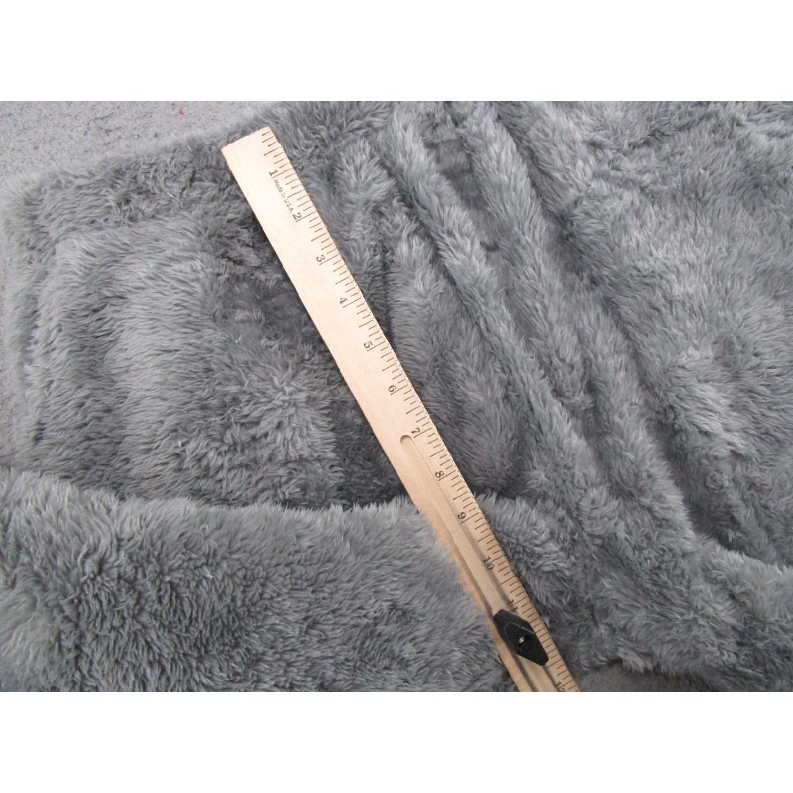 Vintage PJGGZ Women's Sleepwear Fleece Sherpa Faux Fur Pajama Pants Size L Soft Warm Gray Size 36" / US 14 / IT 50 - 5 Thumbnail