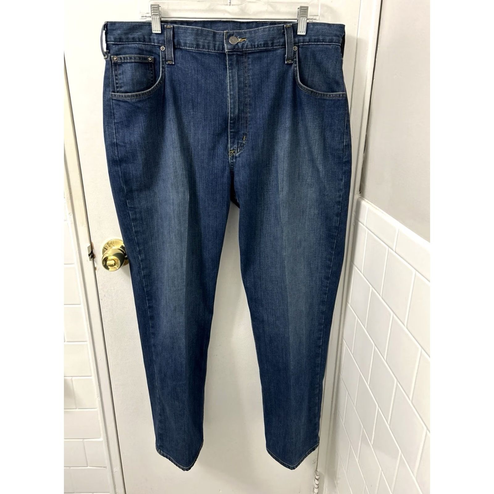 Carhartt Carhartt Rugged Flex Jeans Mens 40x30 Blue Relaxed Fit Denim 5-Pocket BD2804-M Size US 40 / EU 56 - 6 Thumbnail