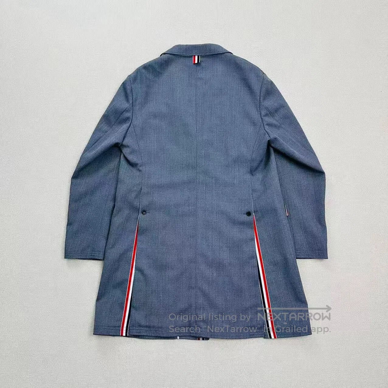 Thom Browne thombrowne three-color striped wool trench coat. Size US L / EU 52-54 / 3 - 2 Thumbnail