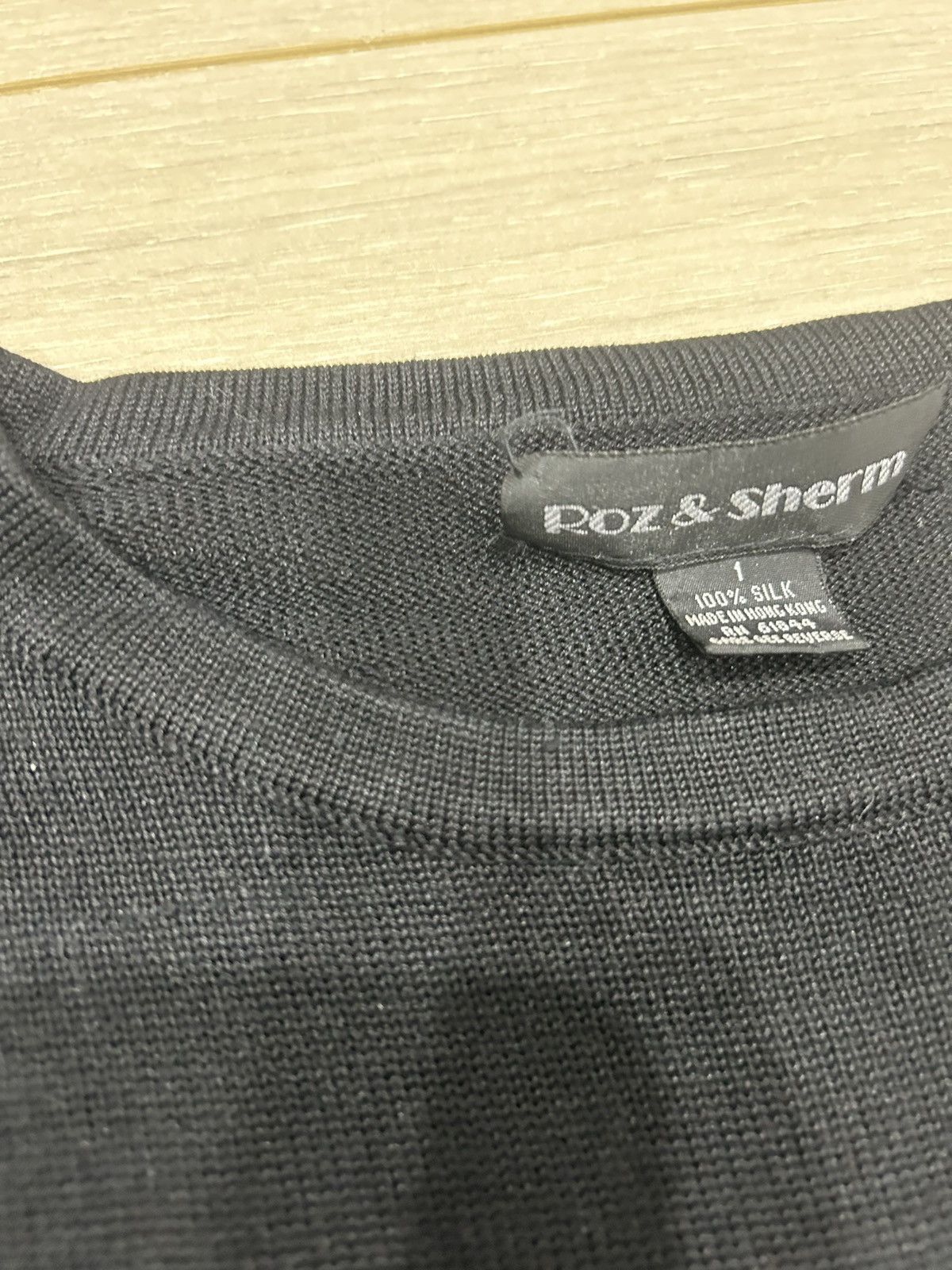Vintage 100% silk shirt black Size US L / EU 52-54 / 3 - 2 Thumbnail