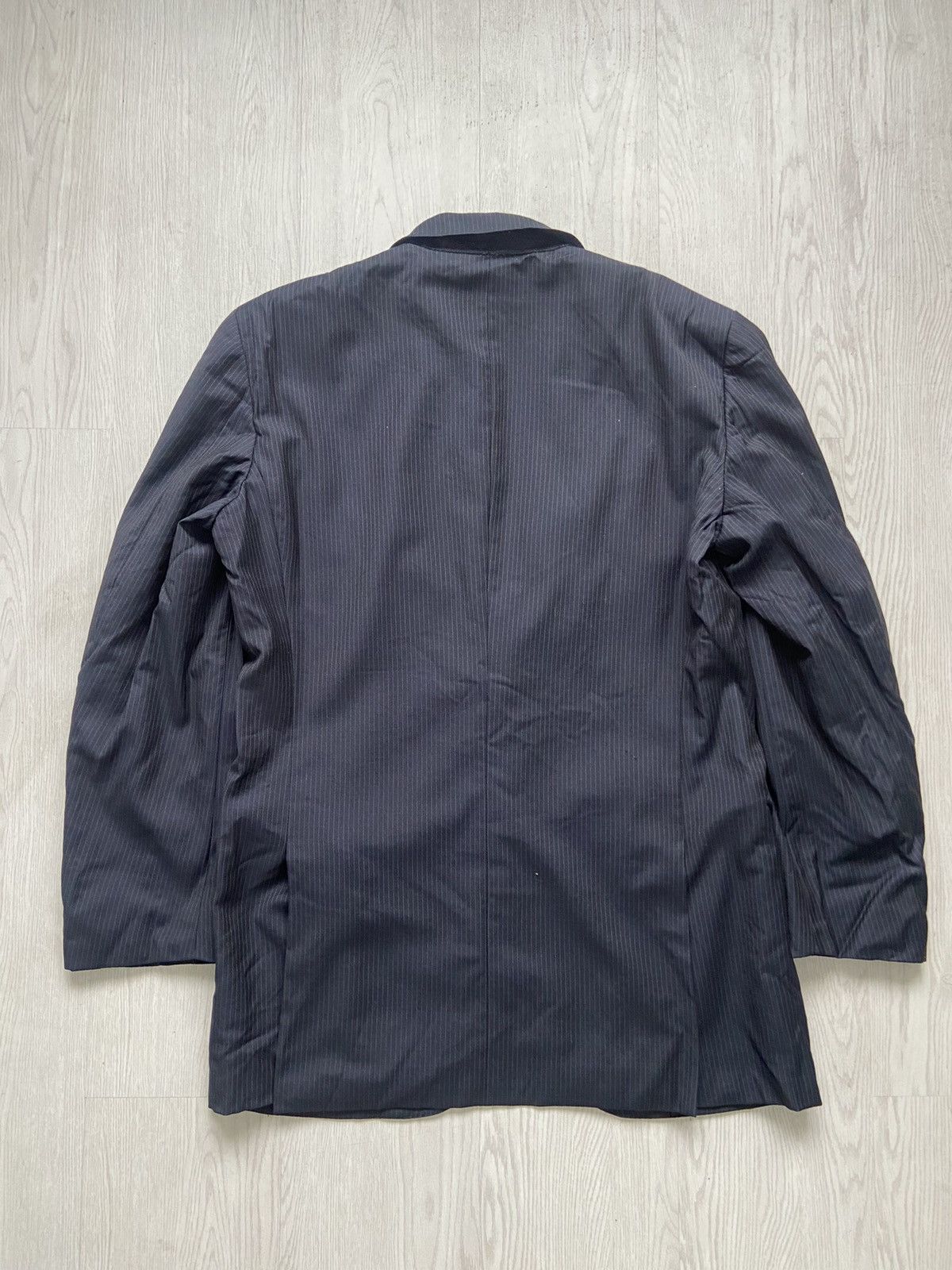 Polo Ralph Lauren Vintage 1990’s Polo Ralph Lauren Stripe Black Blazer Jacket Size 40R - 9 Thumbnail
