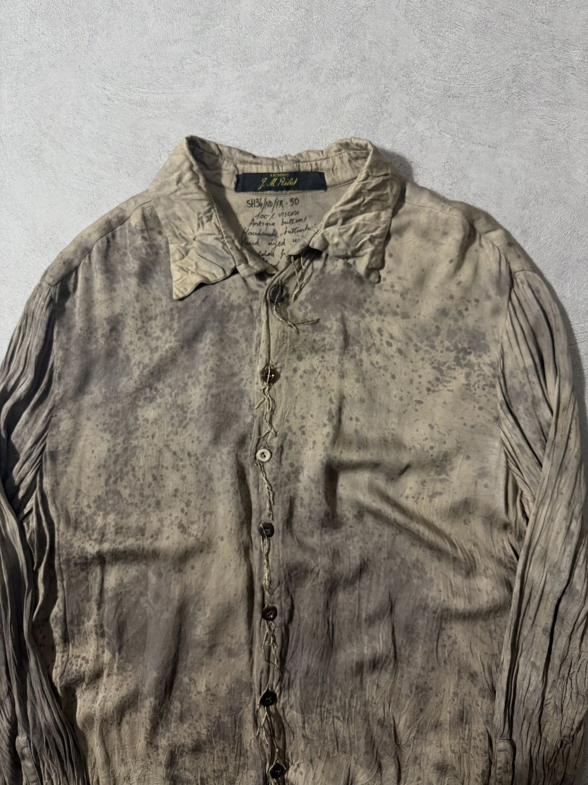 Archivio J.M. Ribot J.m Ribot Archivio Shirt Size US L / EU 52-54 / 3 - 4 Thumbnail