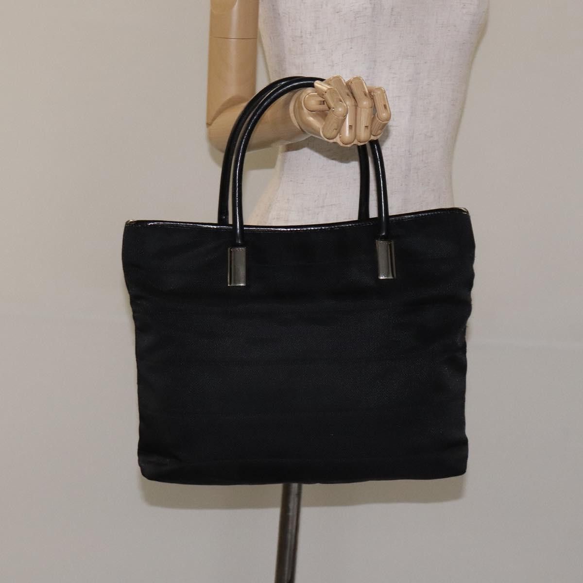 Gucci GUCCI Tote Bag Nylon Leather Black Silver 002 123 002 123 Size ONE SIZE - 21 Thumbnail