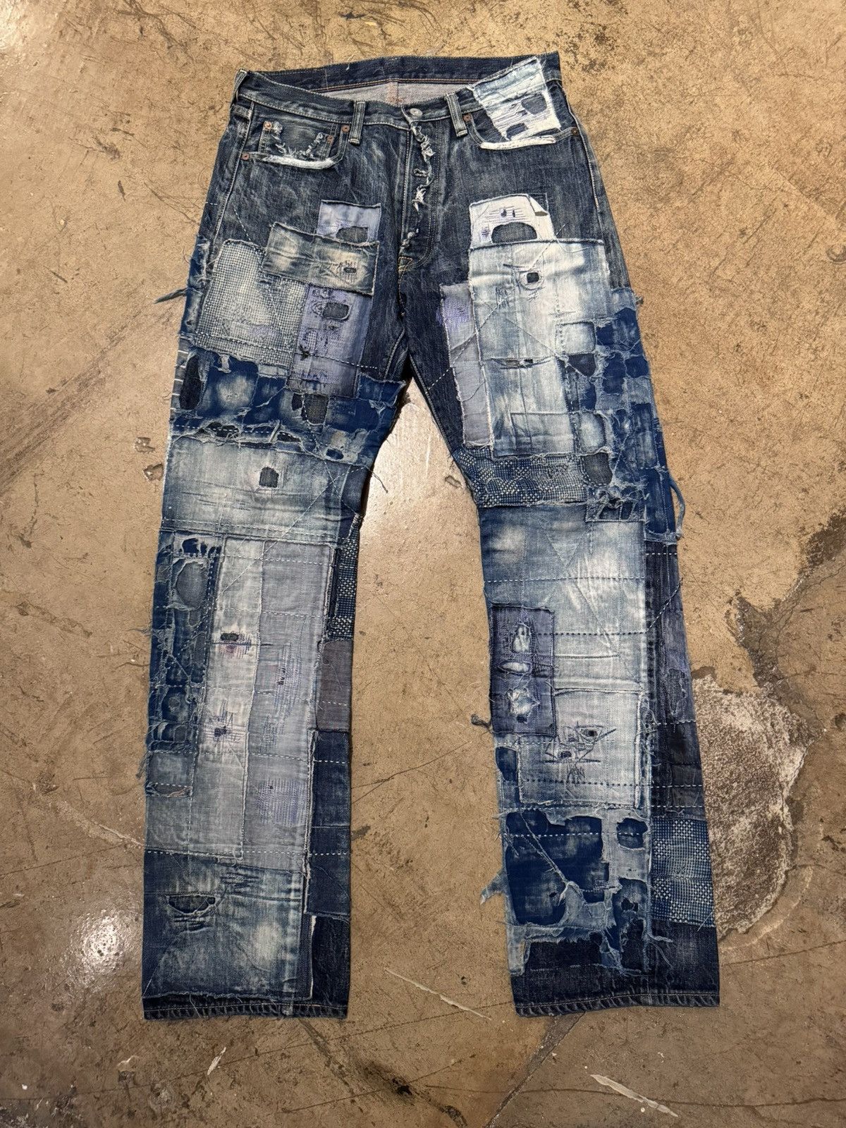 Kapital Kountry BORO Patch Work Pants