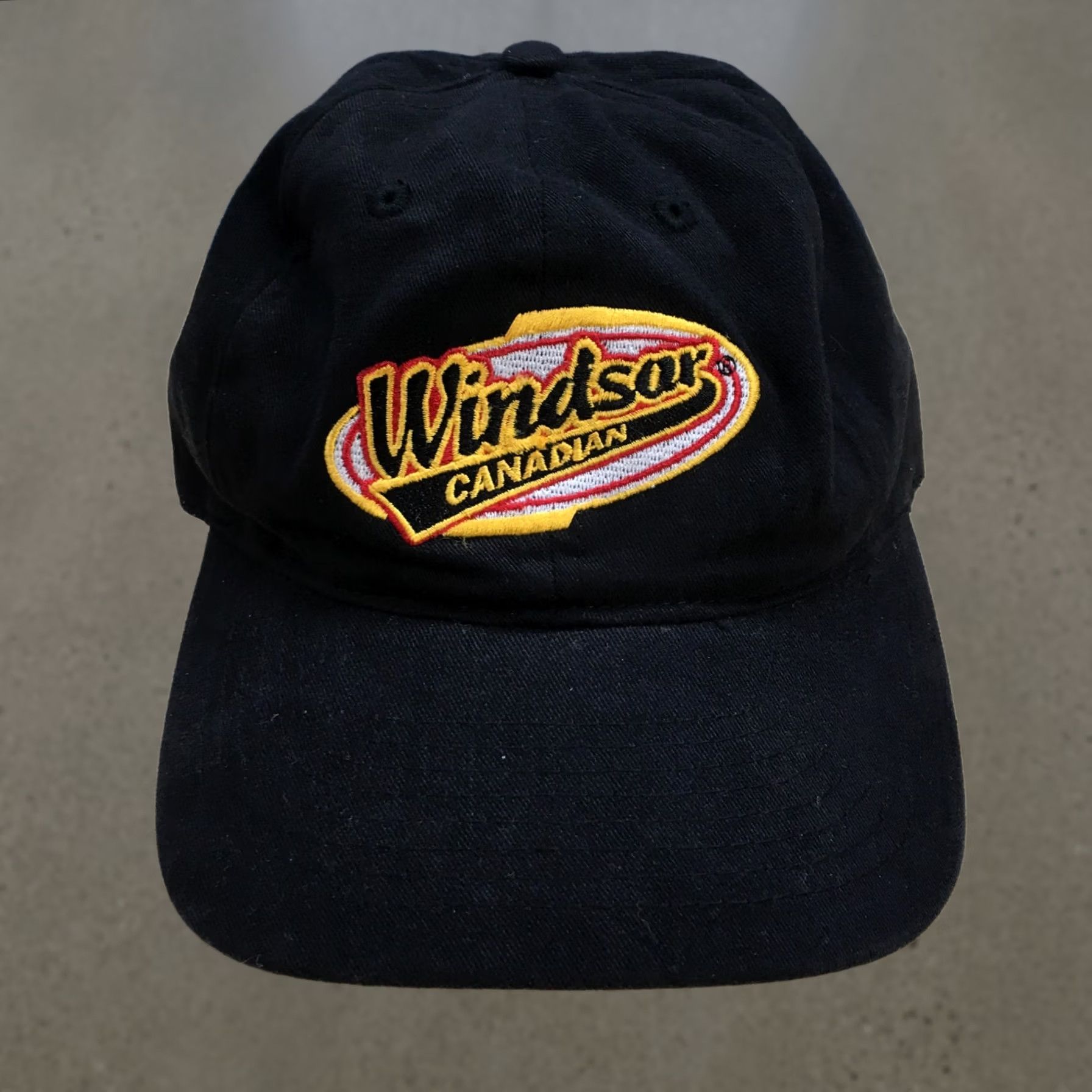 Vintage Windsor Style Master Baseball Cap Hat Mens One Size Black Adjustable Embroidered Size ONE SIZE - 1 Thumbnail