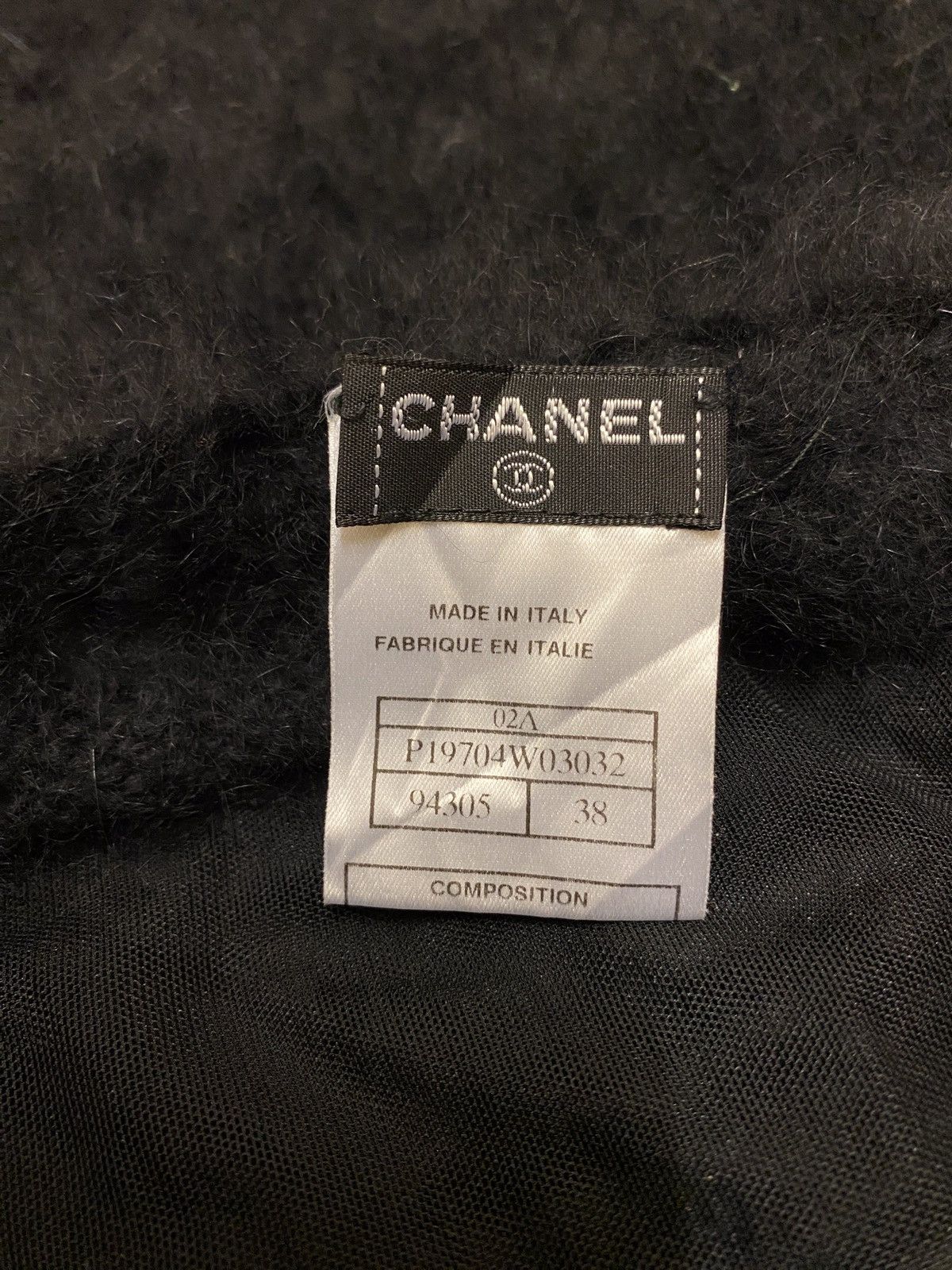 Chanel Chanel Black Angora Transparent Sleeve Tops Size S / US 4 / IT 40 - 11 Thumbnail