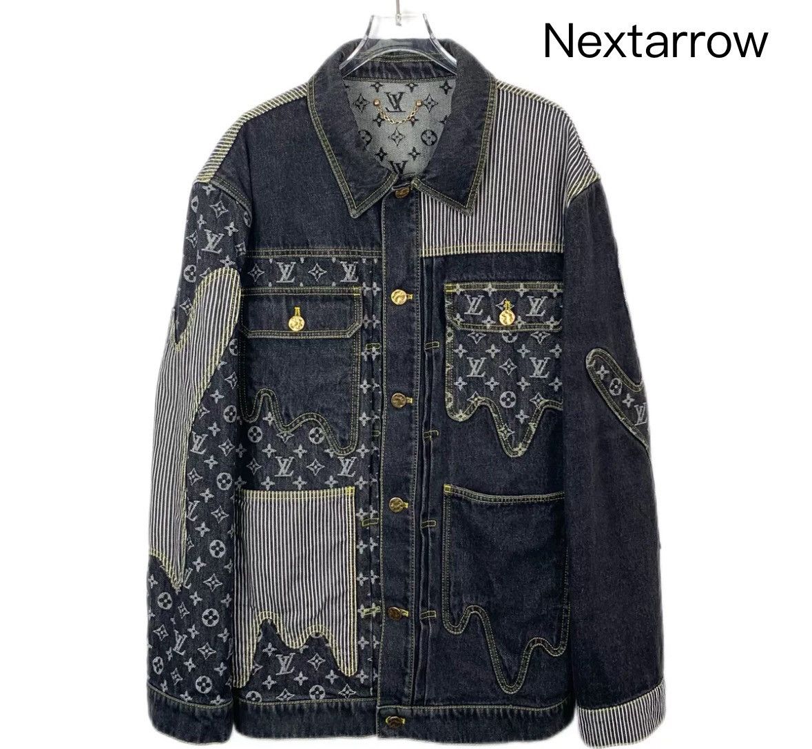 Louis Vuitton Louis Vuitton Lv, Louis Vuitton deconstructive denim jacket Size US M / EU 48-50 / 2 - 1 Thumbnail