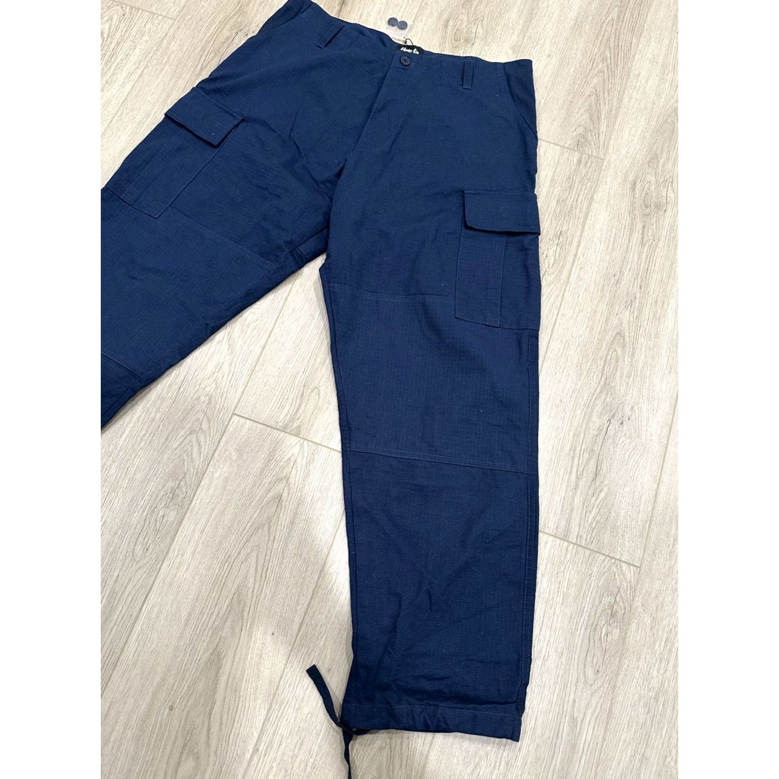 Magenta Skateboards NWT Magenta Cargo Pants XL Blue Ripstop Navy Magenta Skateboarding Pants Men XL Cargo Chad? Size US 36 / EU 52 - 2 Thumbnail