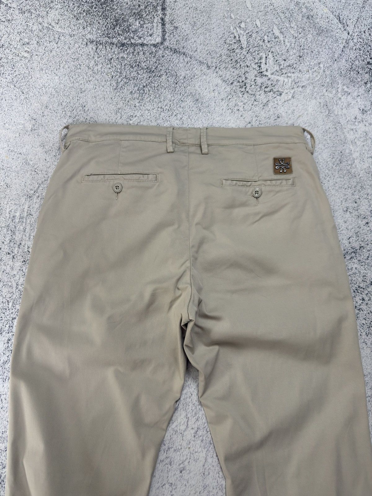 Jacob Cohen Jacob Cohen Made in Italy Luxury Chinos Slim Trousers Beige Size US 33 - 5 Thumbnail