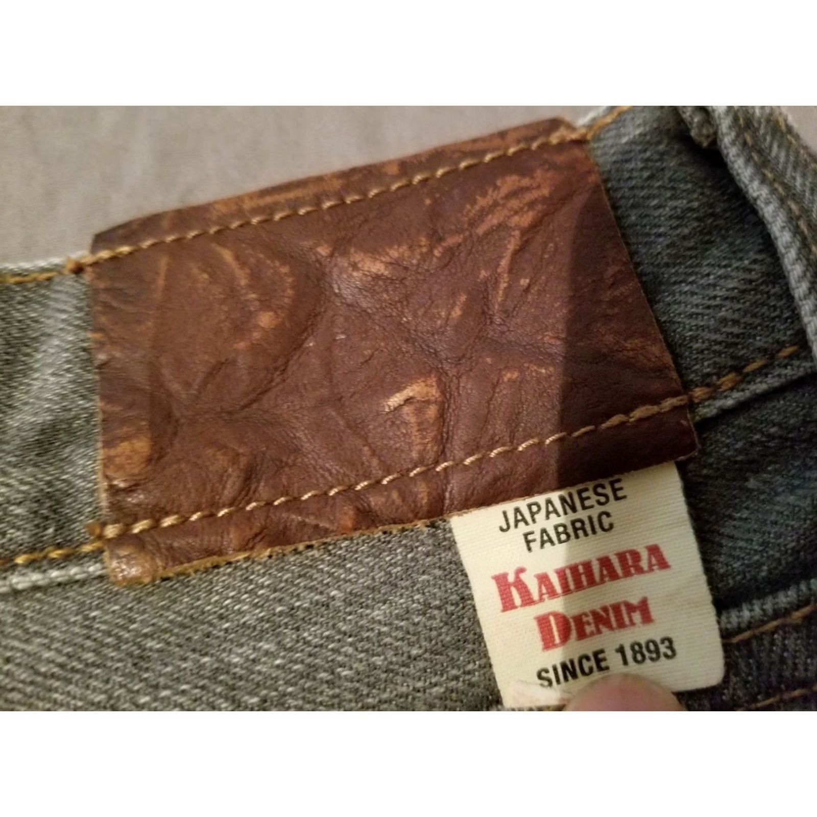 Denime Mens J. Crew 770 Jeans Gray Straight Denim Pants 31x34 Size US 31 - 3 Thumbnail