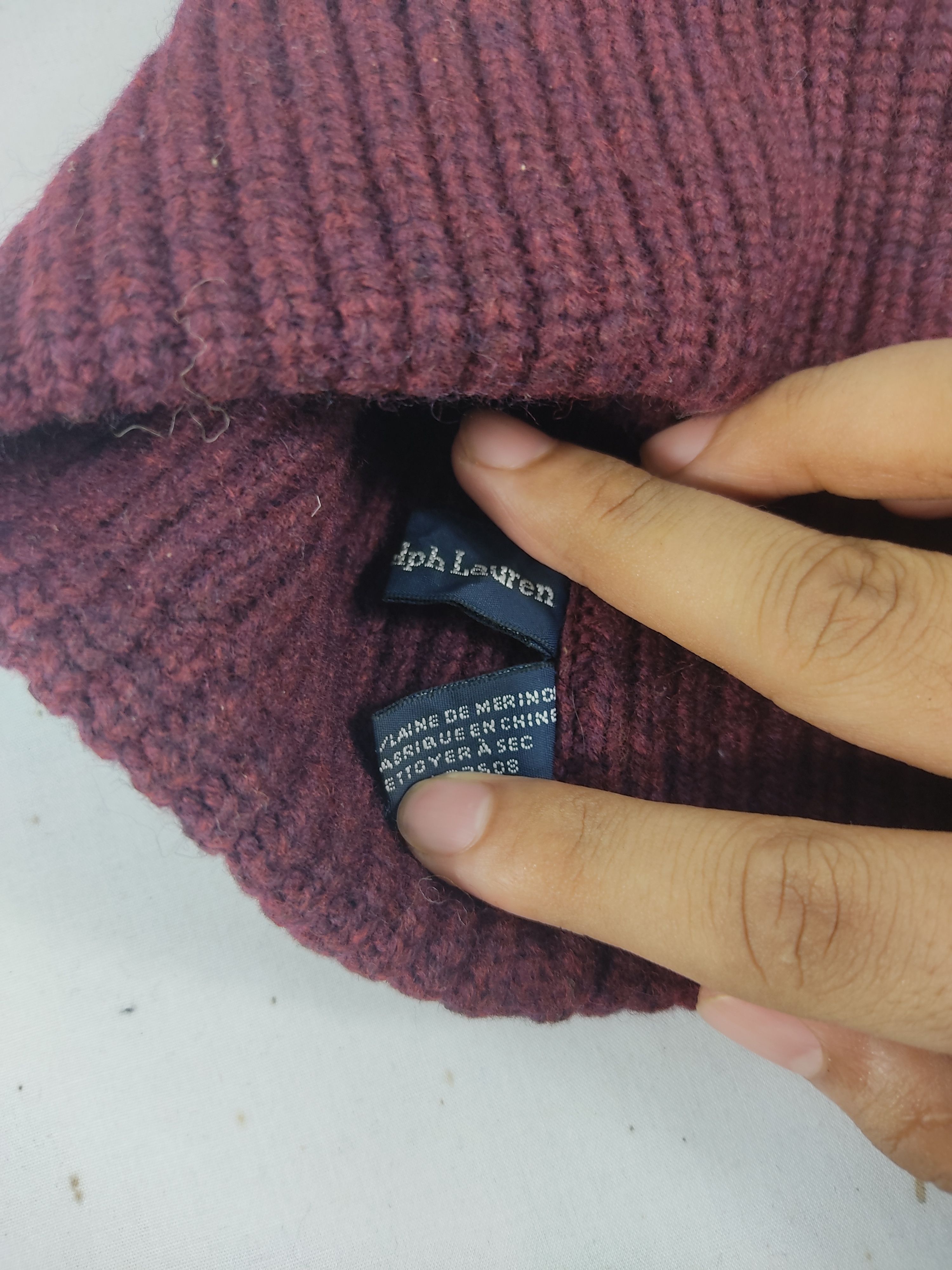 Polo Ralph Lauren Vintage Polo Ralph Lauren Wool Beanie / Snow Hat / Snow Cap Size ONE SIZE - 7 Thumbnail