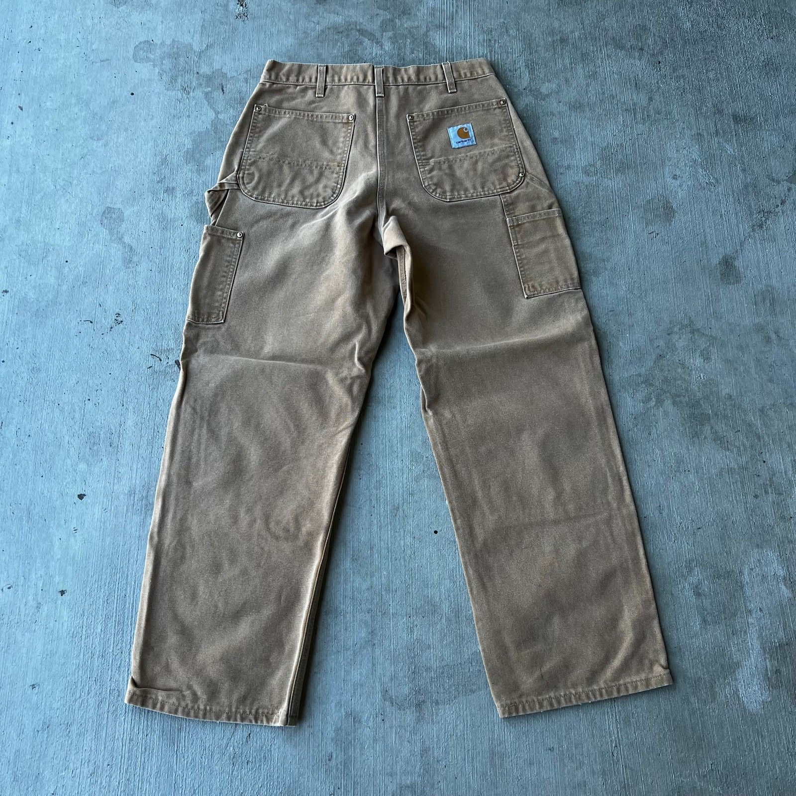 Carhartt × Vintage Carhartt brown double knee work wear carpenter pants Size US 30 / EU 46 - 5 Thumbnail