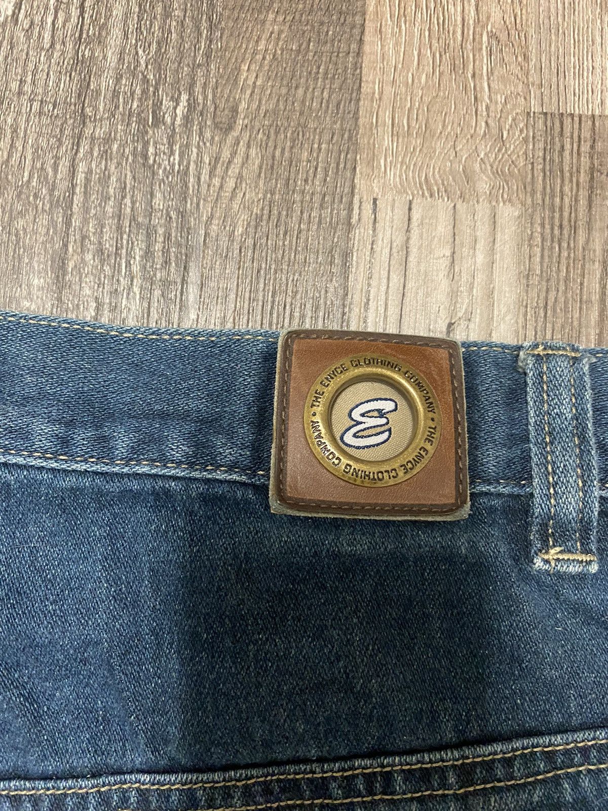 Enyce Vintage Y2K Baggy Enyce Jorts Denim Jean Shorts Carpenter Size US 36 / EU 52 - 11 Thumbnail