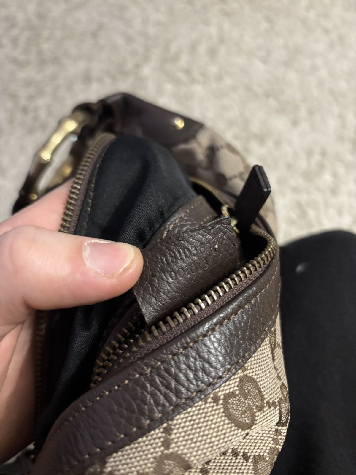 Designer × Gucci × Vintage Vintage Monogram Bag Gucci Size ONE SIZE - 9 Thumbnail
