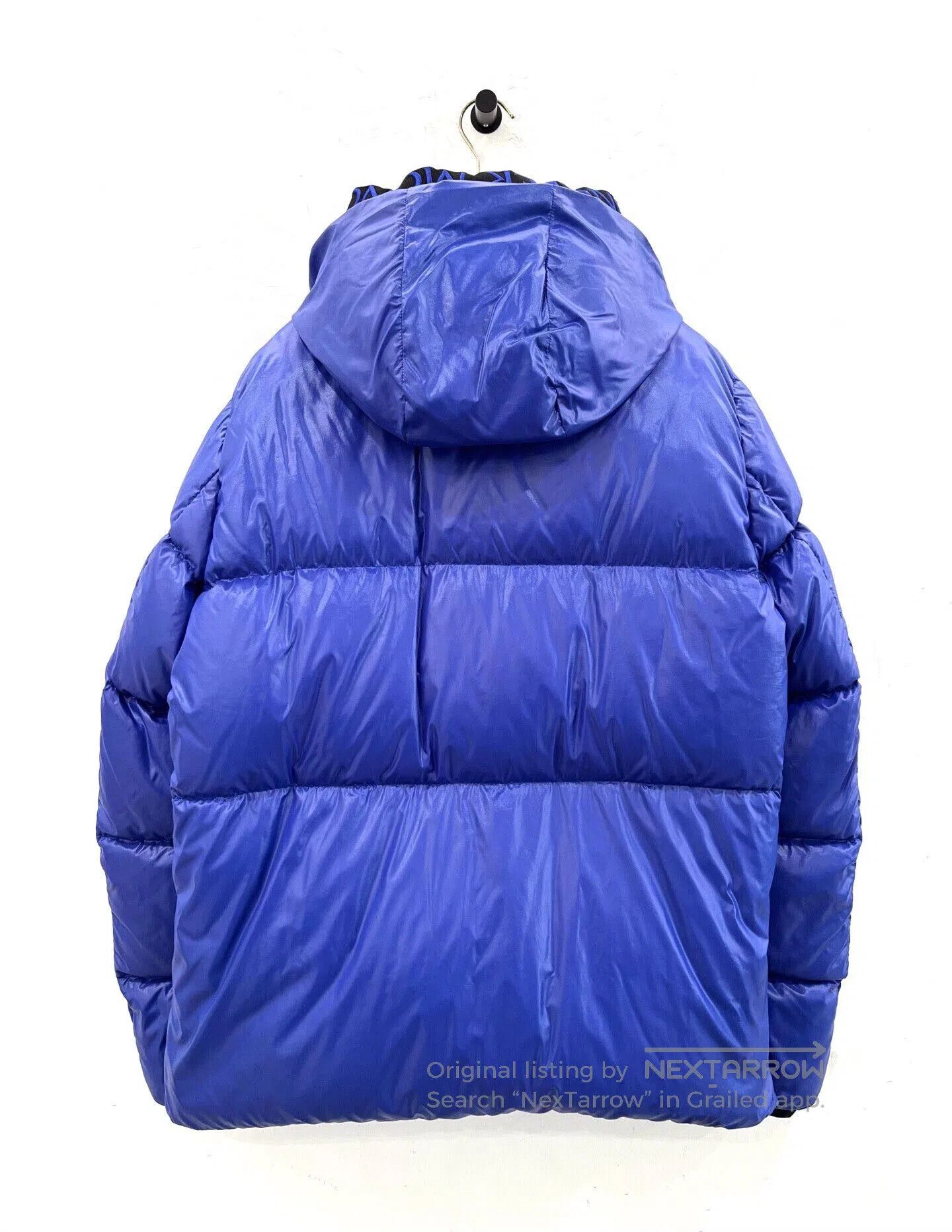Moncler Moncler Men's Blue Embroidered Logo Down Jacket. Size US XXL / EU 58 / 5 - 2 Thumbnail