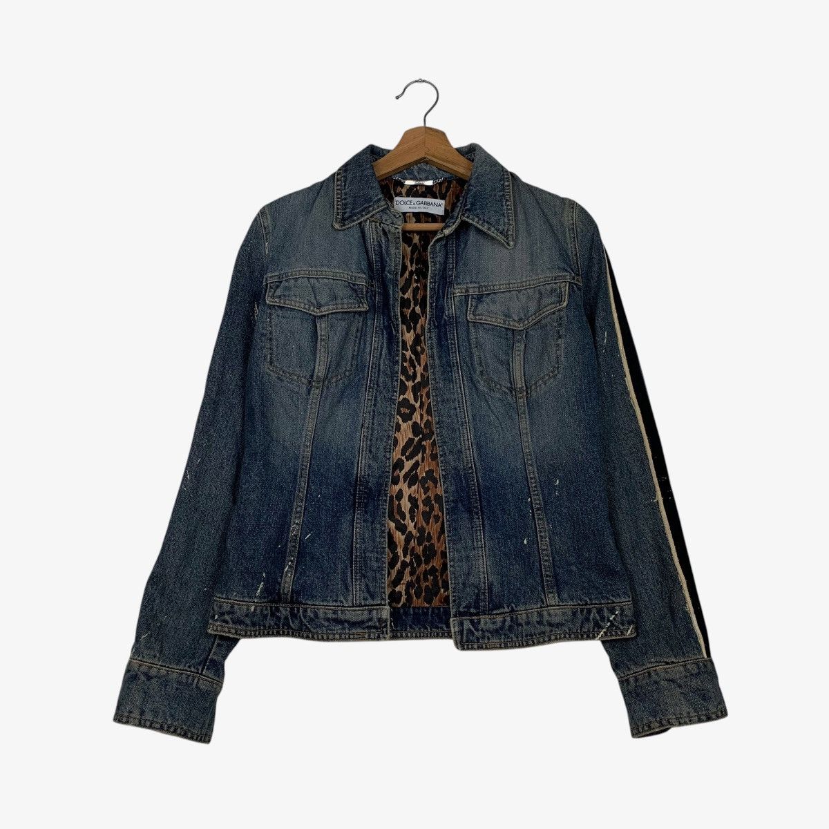 Dolce & Gabbana Dolce & Gabbana Buttonless Denim Trucker Jacket Size M / US 6-8 / IT 42-44 - 1 Thumbnail
