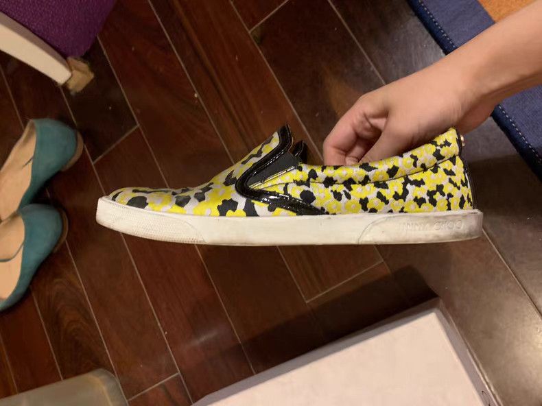 Jimmy Choo Jimmy Choo Women's Slip-On Sneakers。Q9 Size US 7 / IT 37 - 3 Thumbnail
