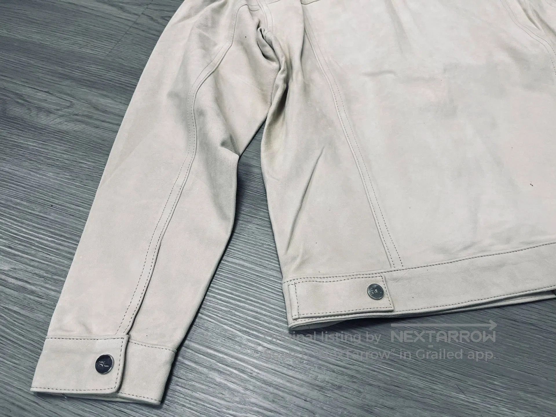 RRL Ralph Lauren Ralph Lauren RRL Style Ivory Leather Jacket. Size US M / EU 48-50 / 2 - 7 Thumbnail