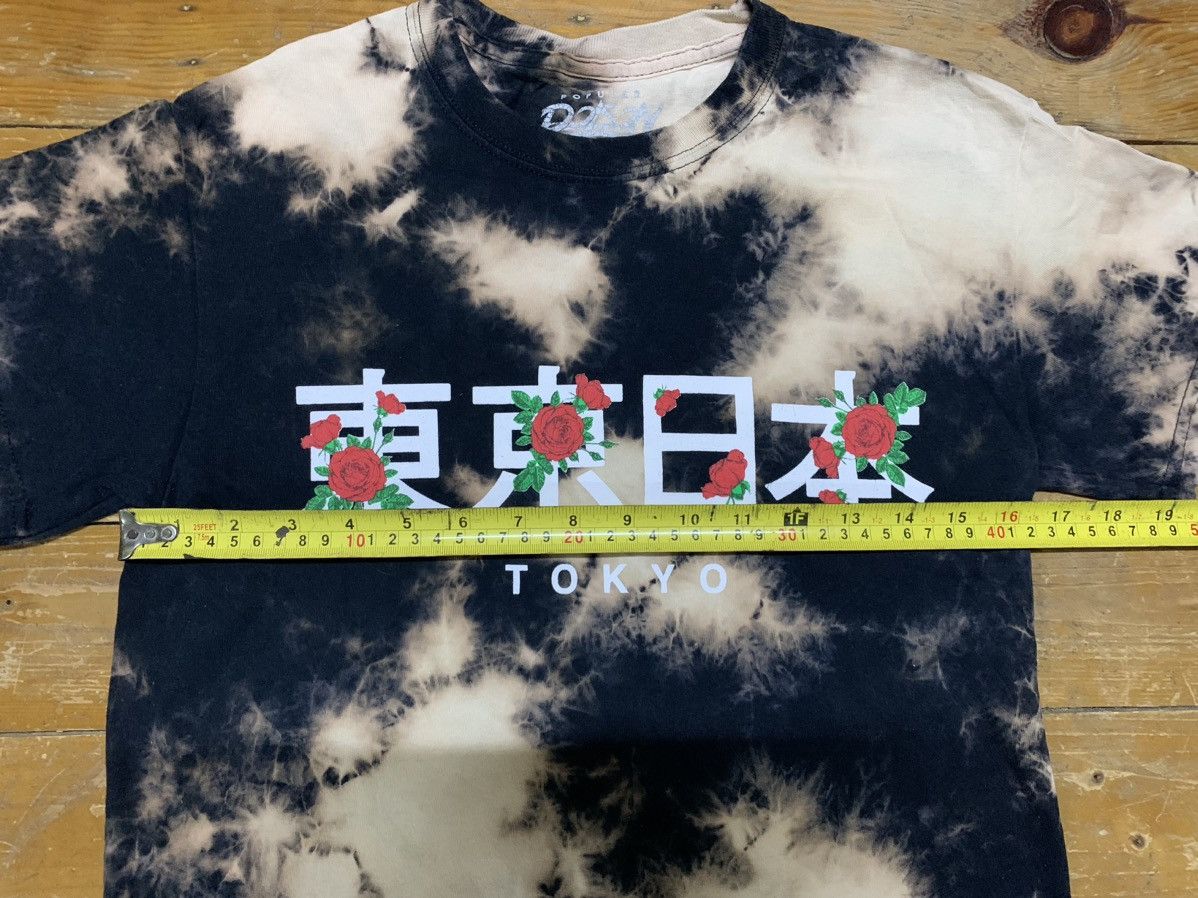 Band Tees × Vintage 90s Popular Poison Rose Tokyo Kanji Bleach Tie Dye Tee Size US S / EU 44-46 / 1 - 5 Thumbnail