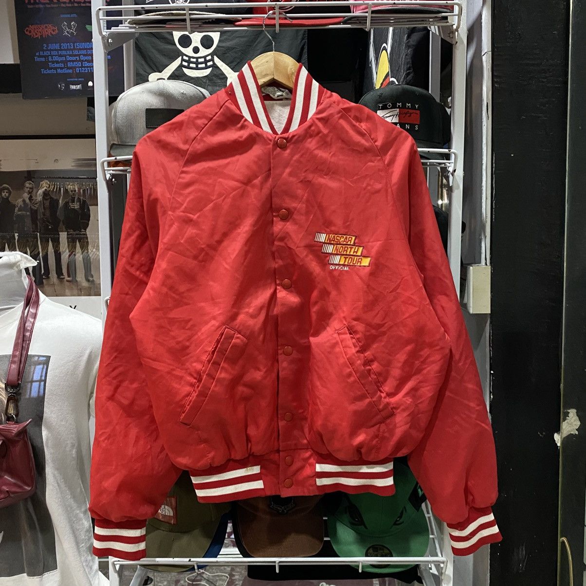NASCAR × Vintage Crazy Vintage 80s Nascar North Tour Official Satin Bomber Size US M / EU 48-50 / 2 - 2 Thumbnail