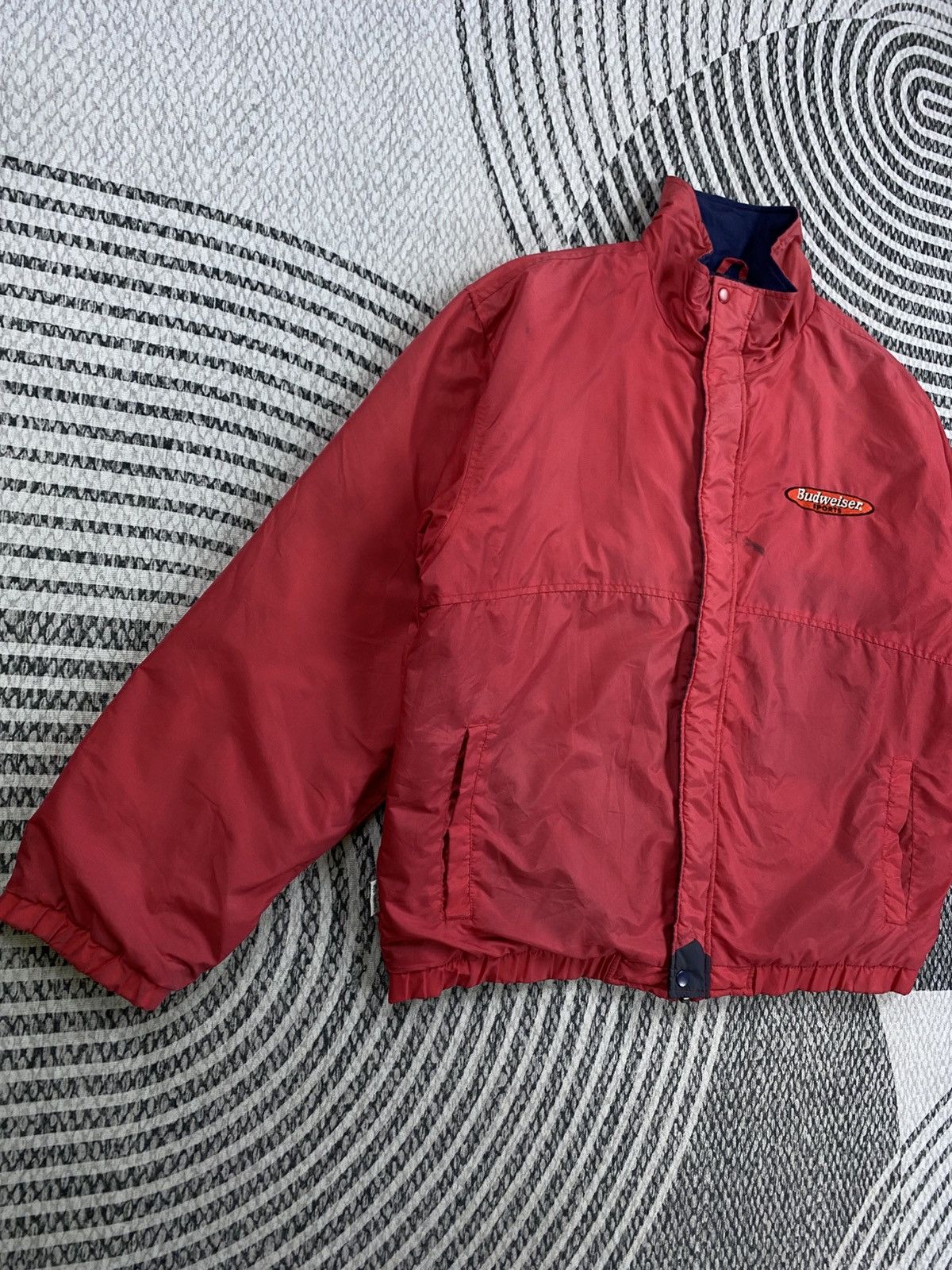 Budweiser Vintage Budweiser Sports Embroidered Zipper Jacket Size US XL / EU 56 / 4 - 3 Thumbnail