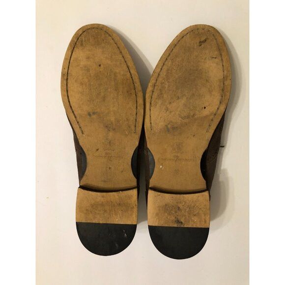 Banana Republic banana republic men's leather oxford dress shoes size: 12M Size US 12 / EU 45 - 4 Thumbnail