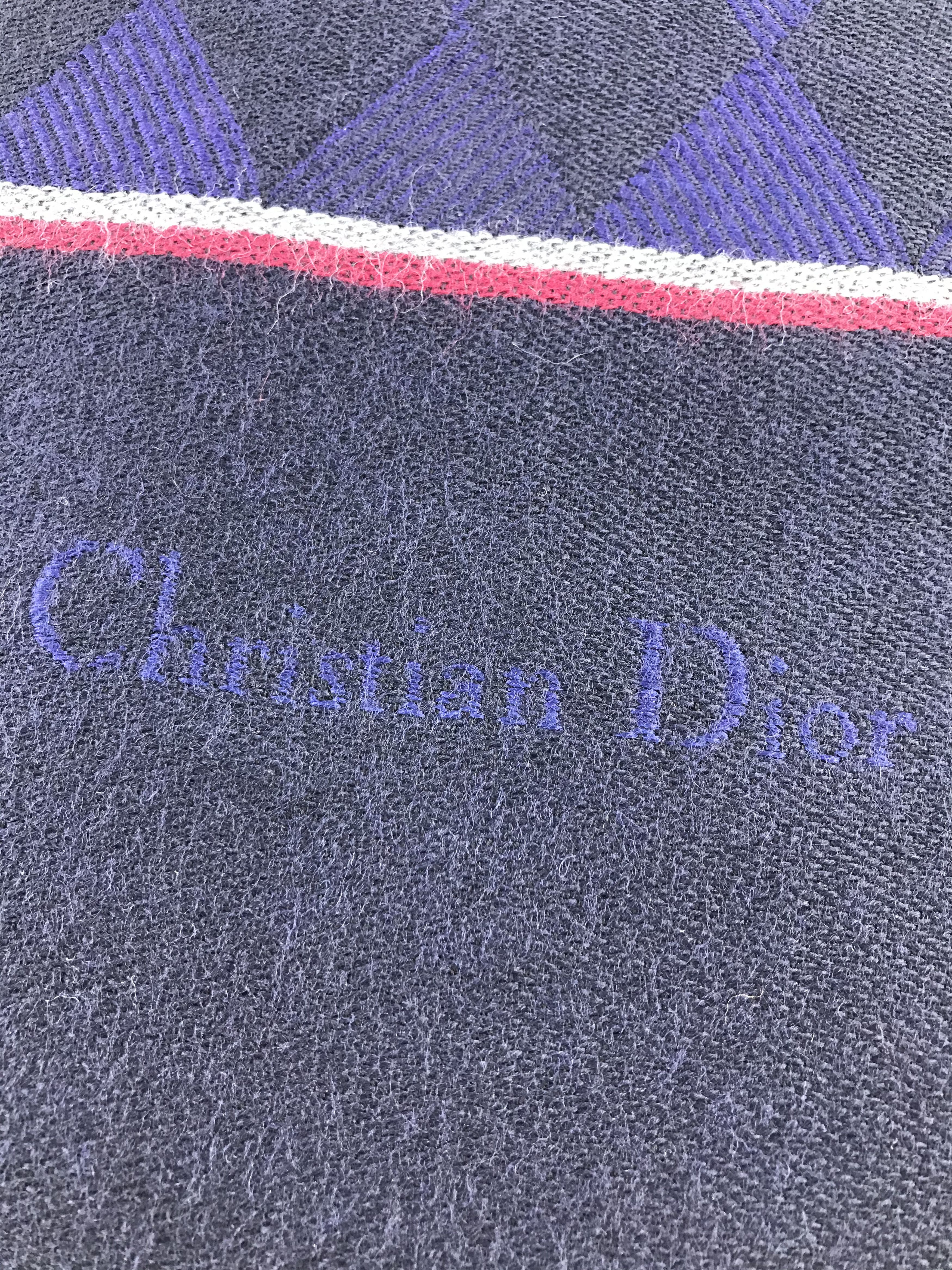 Vintage Christian Dior Monsieur Scarf / Muffler / Neckwear - WW2139 Size ONE SIZE - 4 Thumbnail