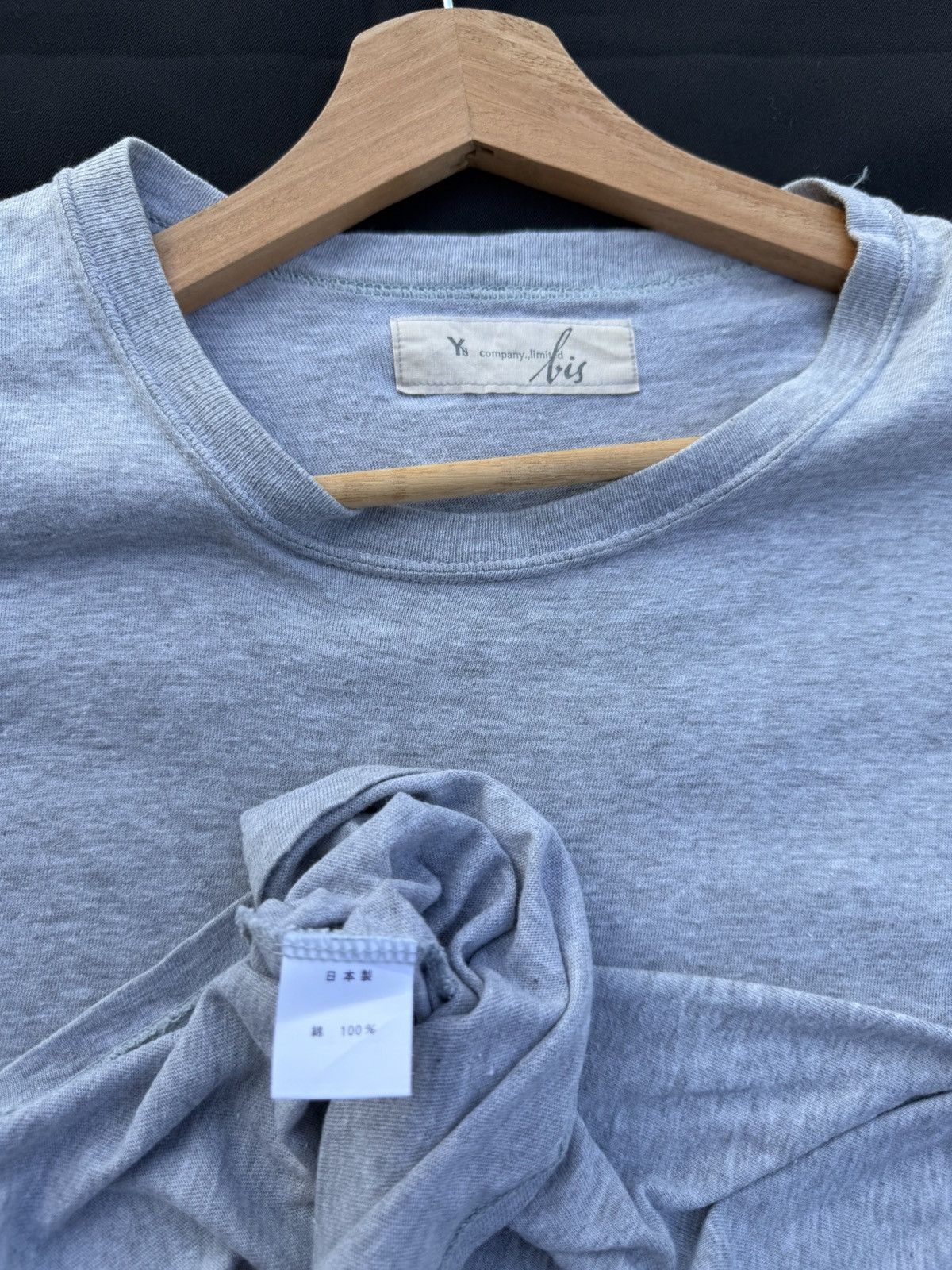 Yohji Yamamoto Rare Vintage 90s Y's Yohji Yamamoto Plain Tshirt Size US S / EU 44-46 / 1 - 8 Thumbnail