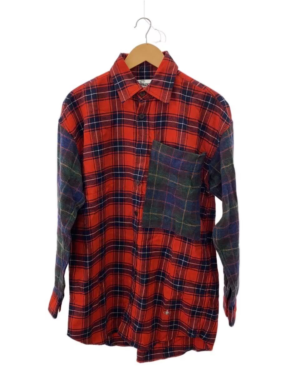 Vivienne Westwood Reconstructed Plaid Flannel Button Shirt Size US S / EU 44-46 / 1 - 1 Thumbnail