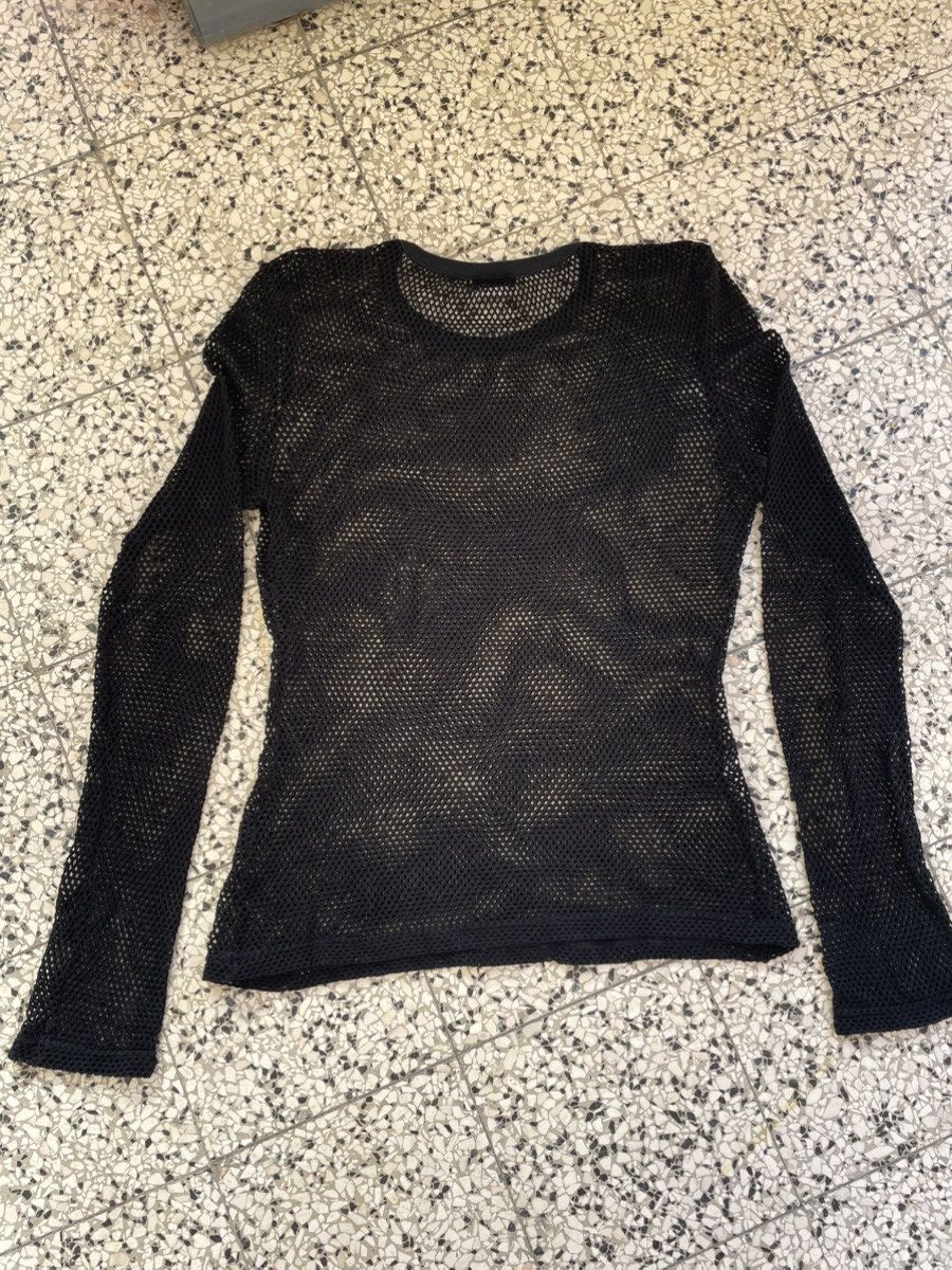 Dolce & Gabbana Dolce Gabbana Vintage Mesh LongSleeve Top Black, Size M Size M / US 6-8 / IT 42-44 - 7 Thumbnail
