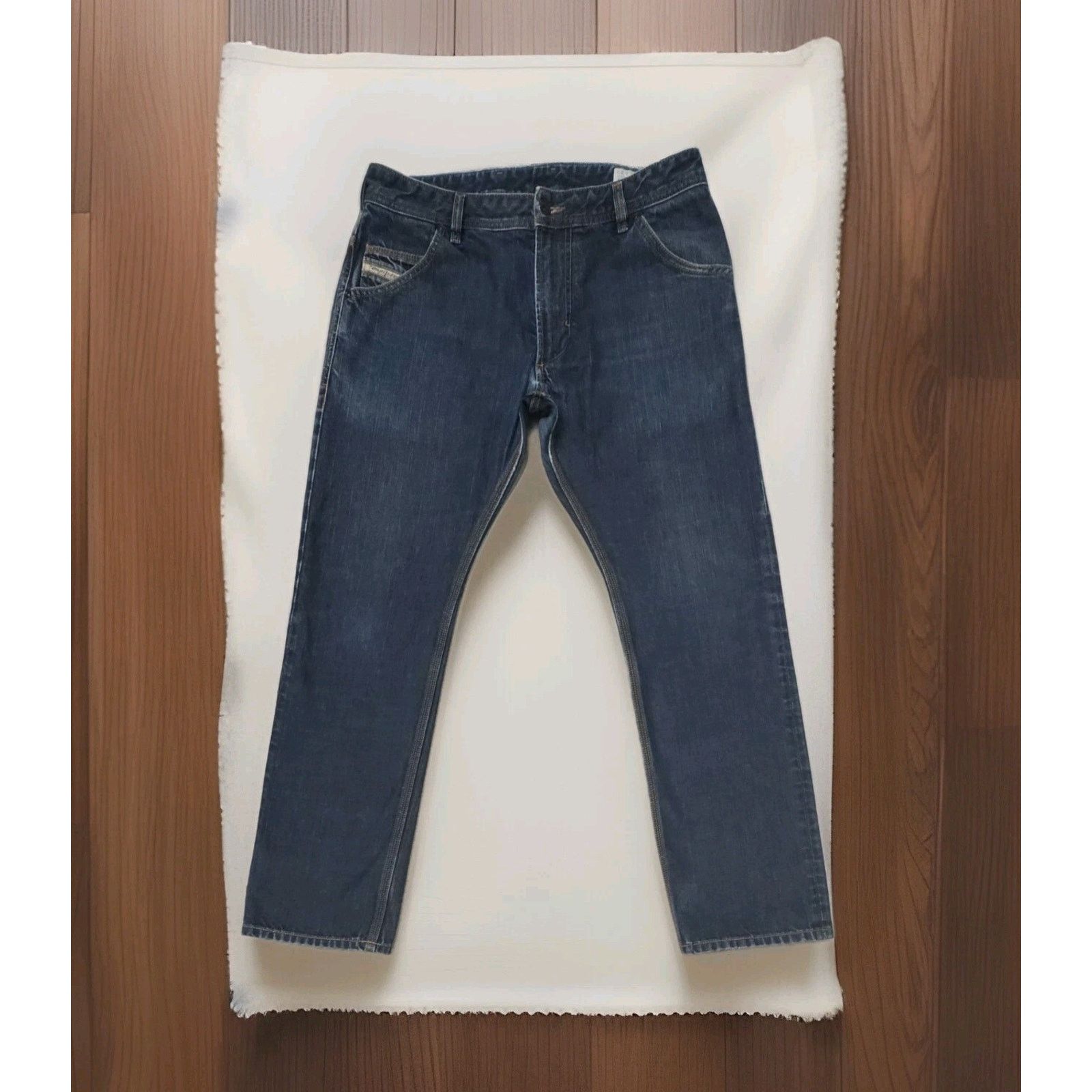 Diesel Diesel Krooley Regular Slim Carrot W32 L 28 Dark Blue 0088Z Size US 32 / EU 48 - 1 Thumbnail
