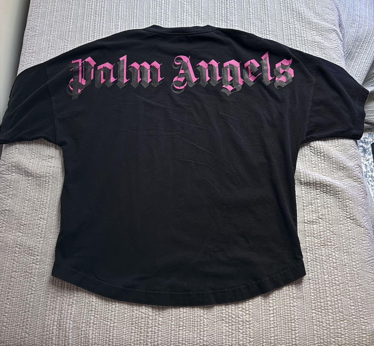 Palm Angels Palm Angels Doubled Logo Over T Shirt Size US L / EU 52-54 / 3 - 1 Thumbnail